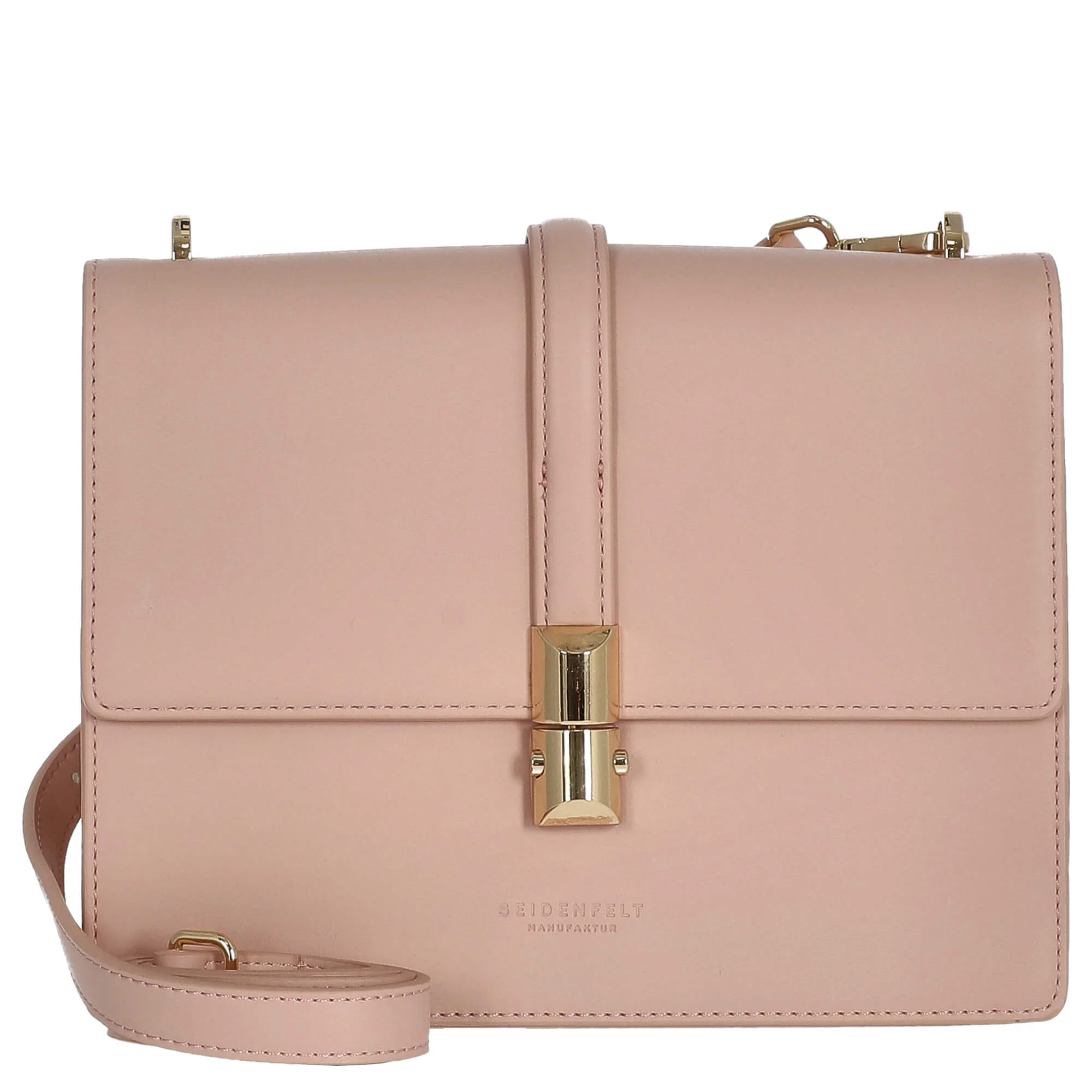 Seidenfelt Lilla Ro Boxy - Umhängetasche 24 cm (powder pink/gold)