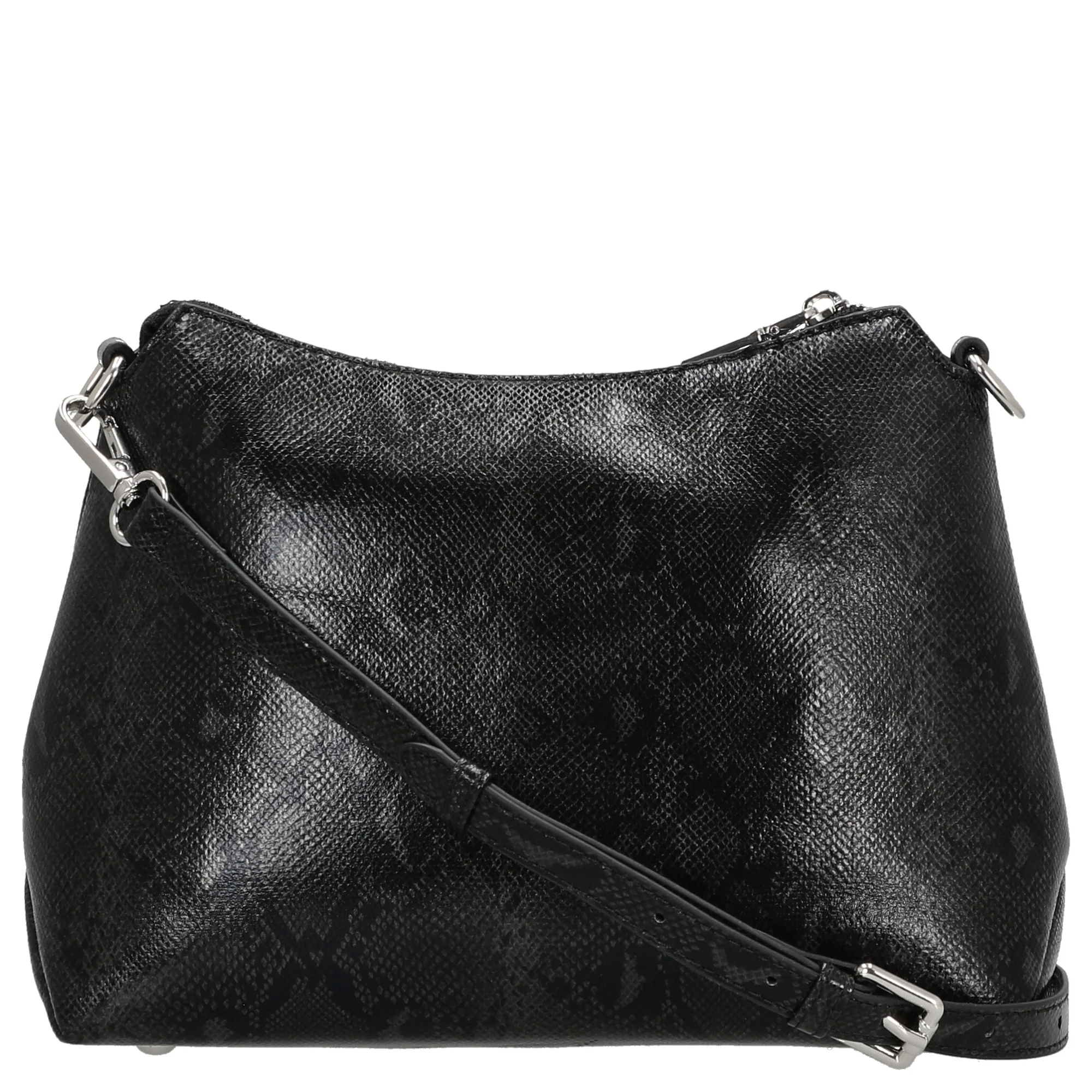 Seidenfelt Lilleby Midi - Umhängetasche 24.5 cm (reptile black) - Image 4