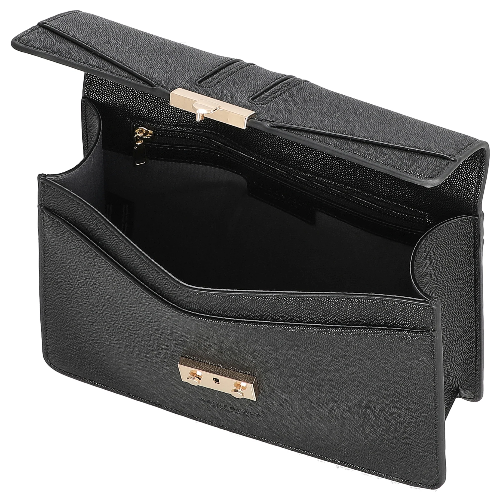 Seidenfelt Roros Big - Schultertasche 28 cm (black gold) - Image 6