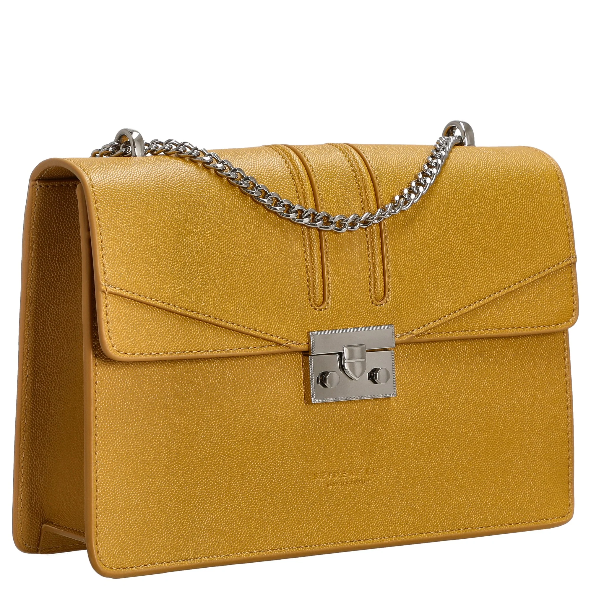 Seidenfelt Roros Big - Schultertasche 28 cm (mustard) - Image 5