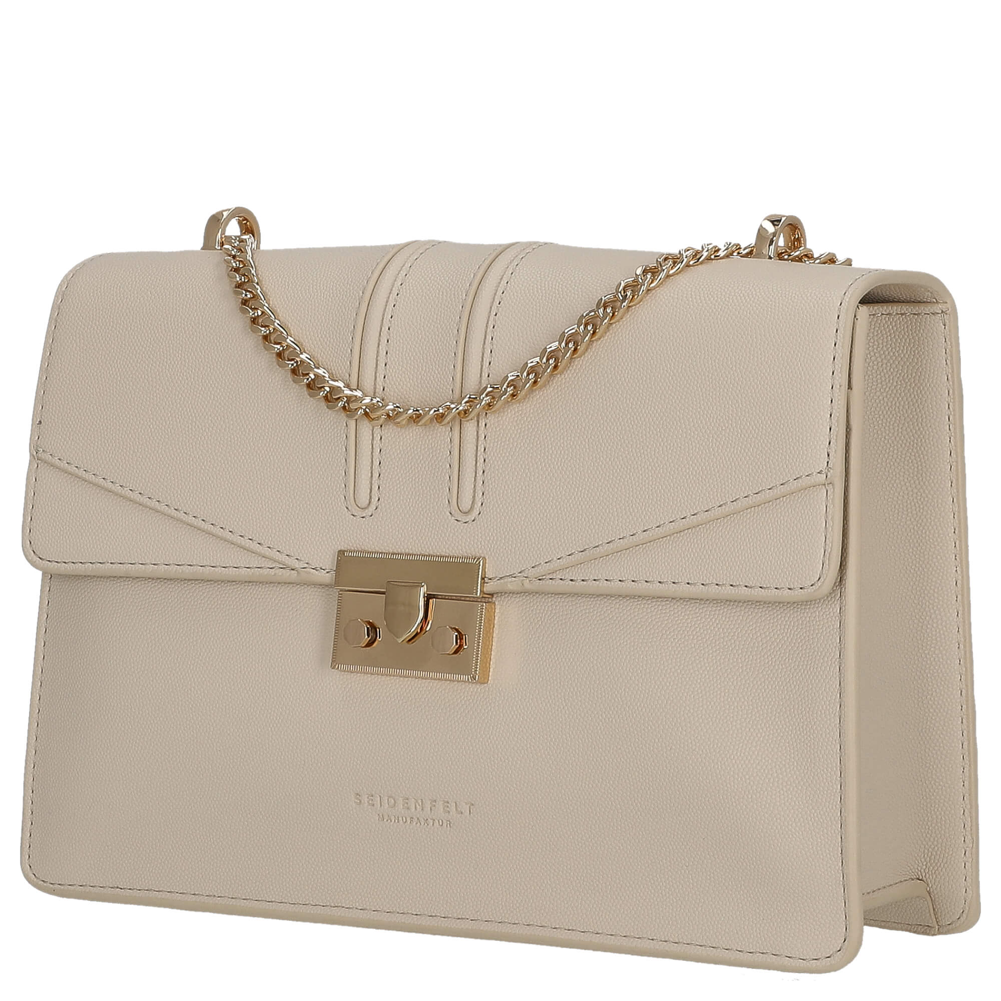 Seidenfelt Roros Big - Schultertasche 28 cm (tofu beige) - Image 2