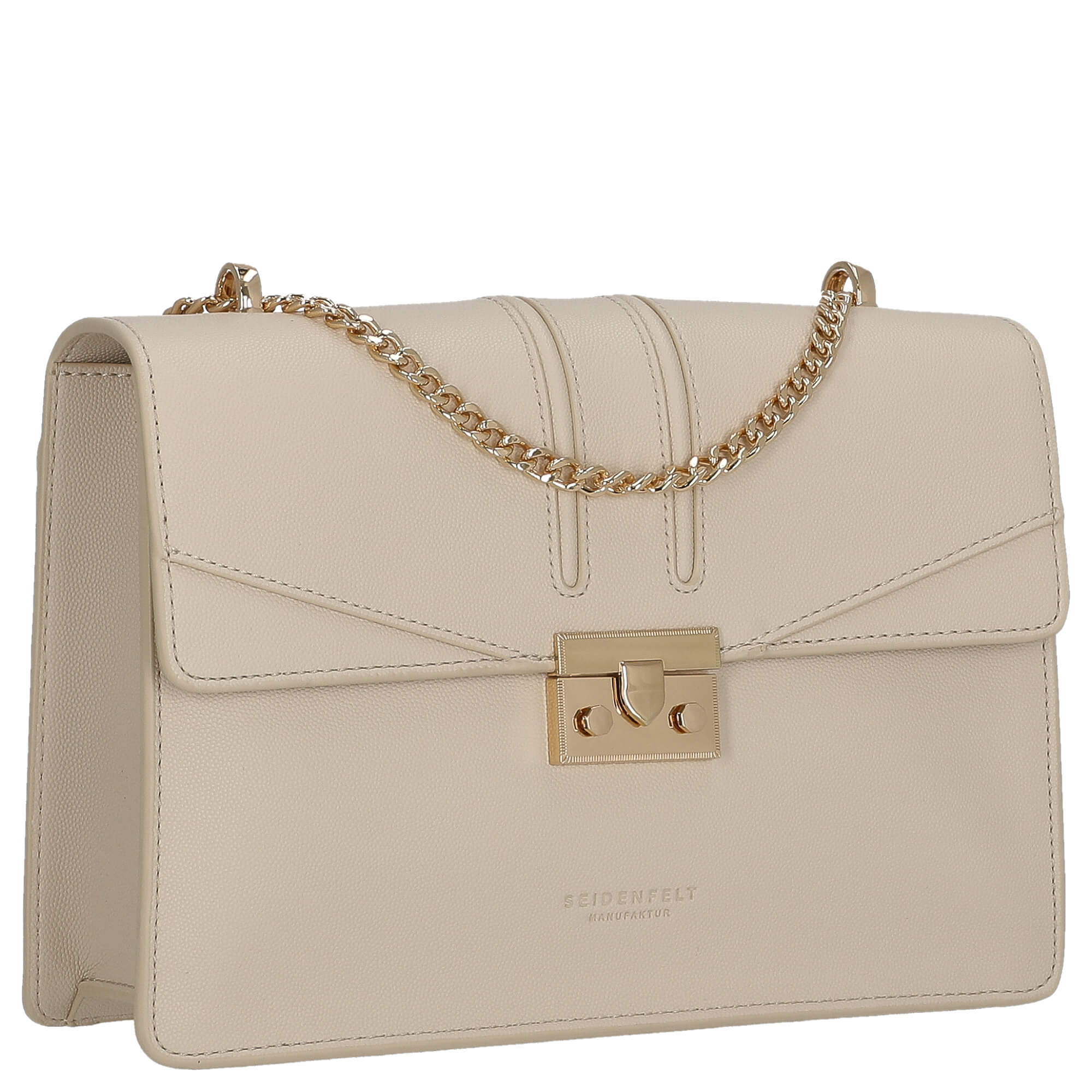 Seidenfelt Roros Big - Schultertasche 28 cm (tofu beige) - Image 5
