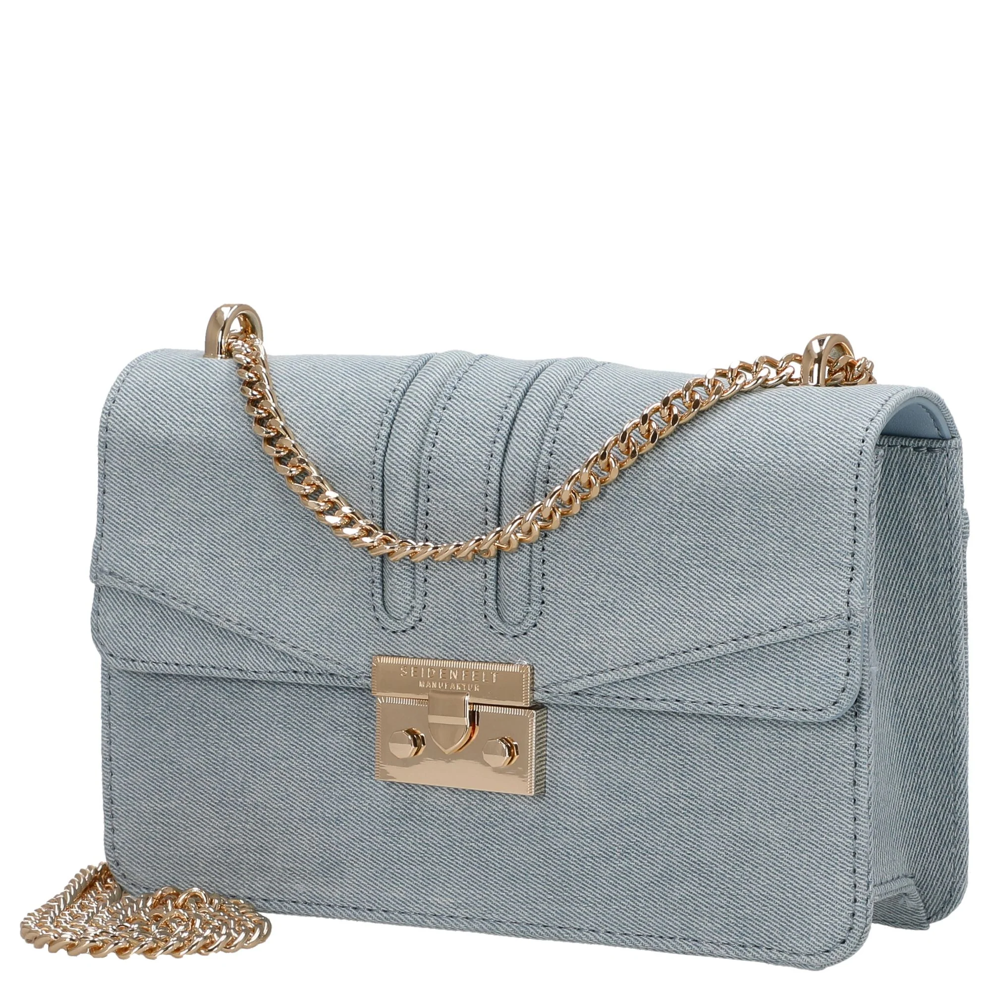 Seidenfelt Roros East-West Denim - Umhängetasche 23 cm (denim in blue) - Image 2