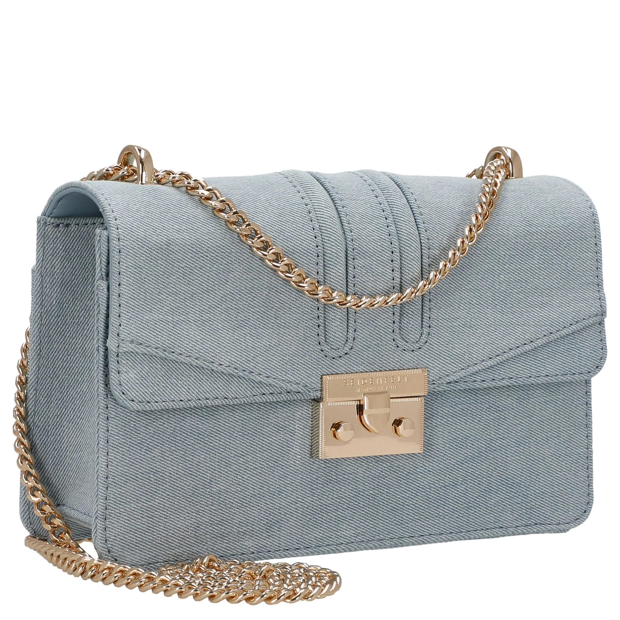 Seidenfelt Roros East-West Denim - Umhängetasche 23 cm (denim in blue) - Image 5