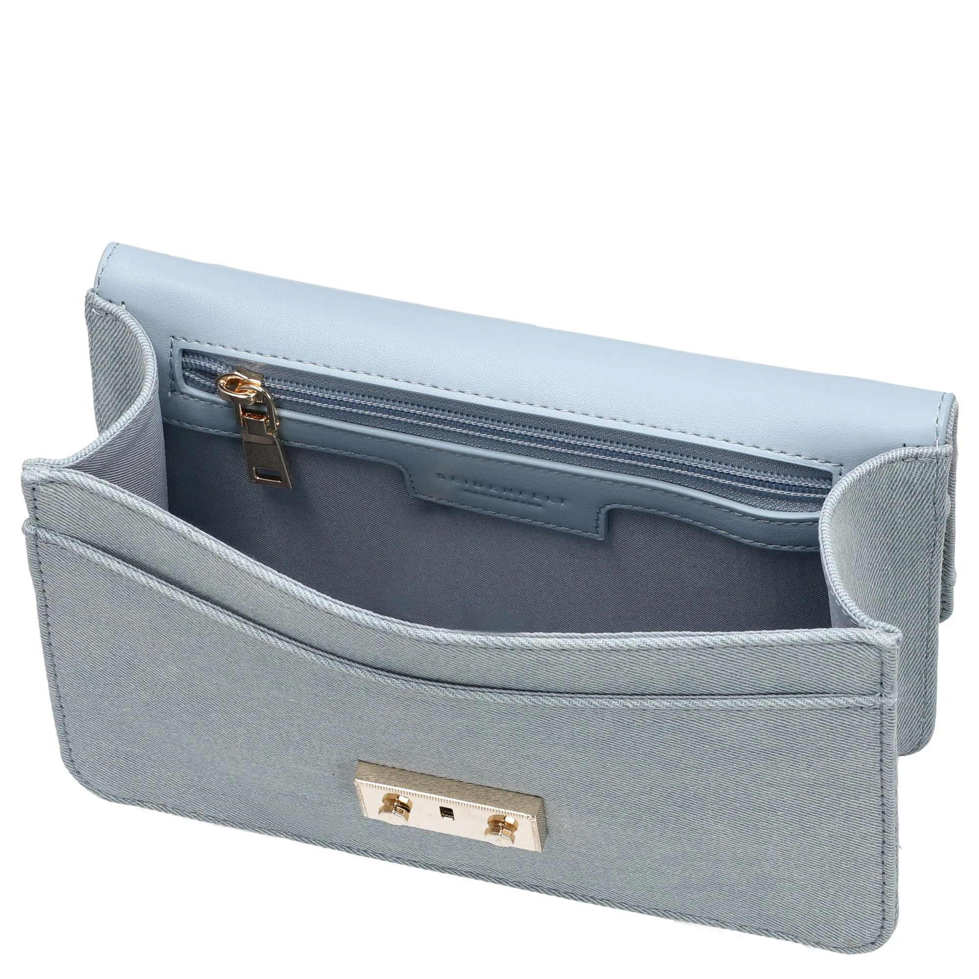 Seidenfelt Roros East-West Denim - Umhängetasche 23 cm (denim in blue) - Image 6