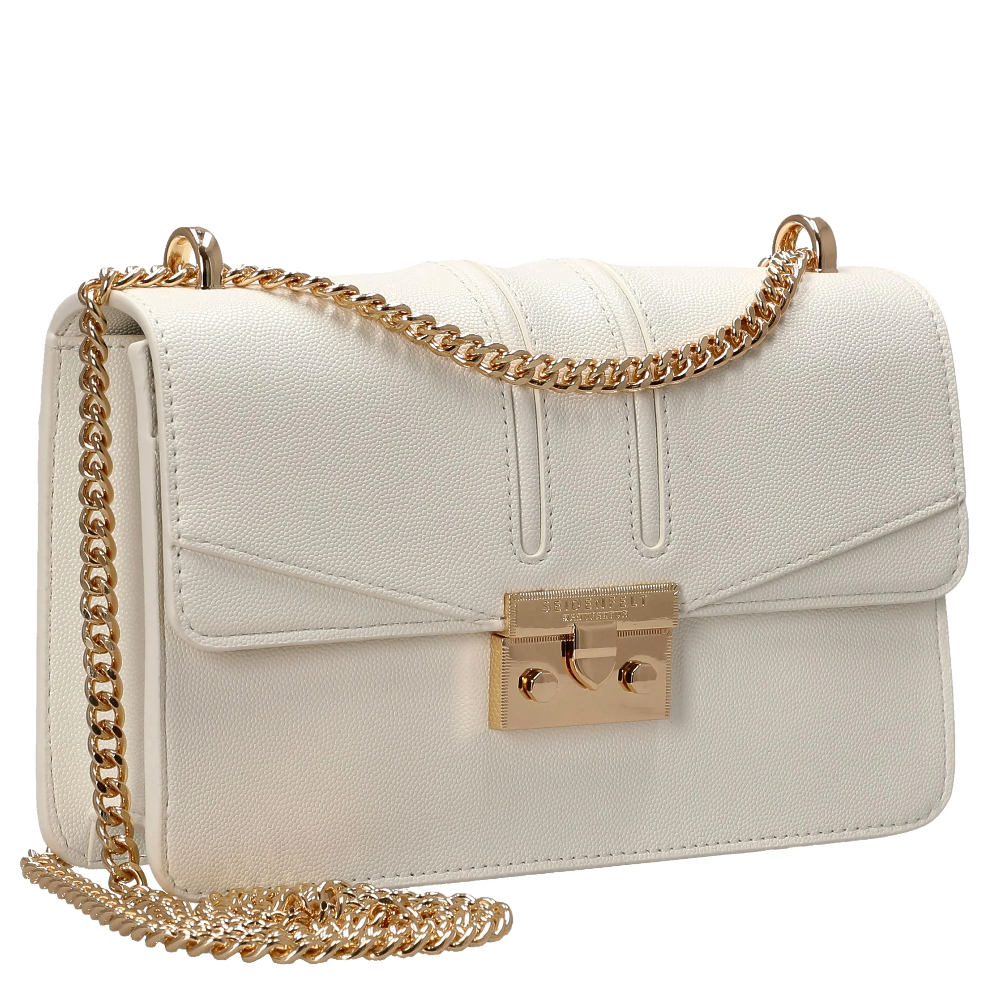 Seidenfelt Roros East-West - Umhängetasche 23 cm (soft cream) - Image 5