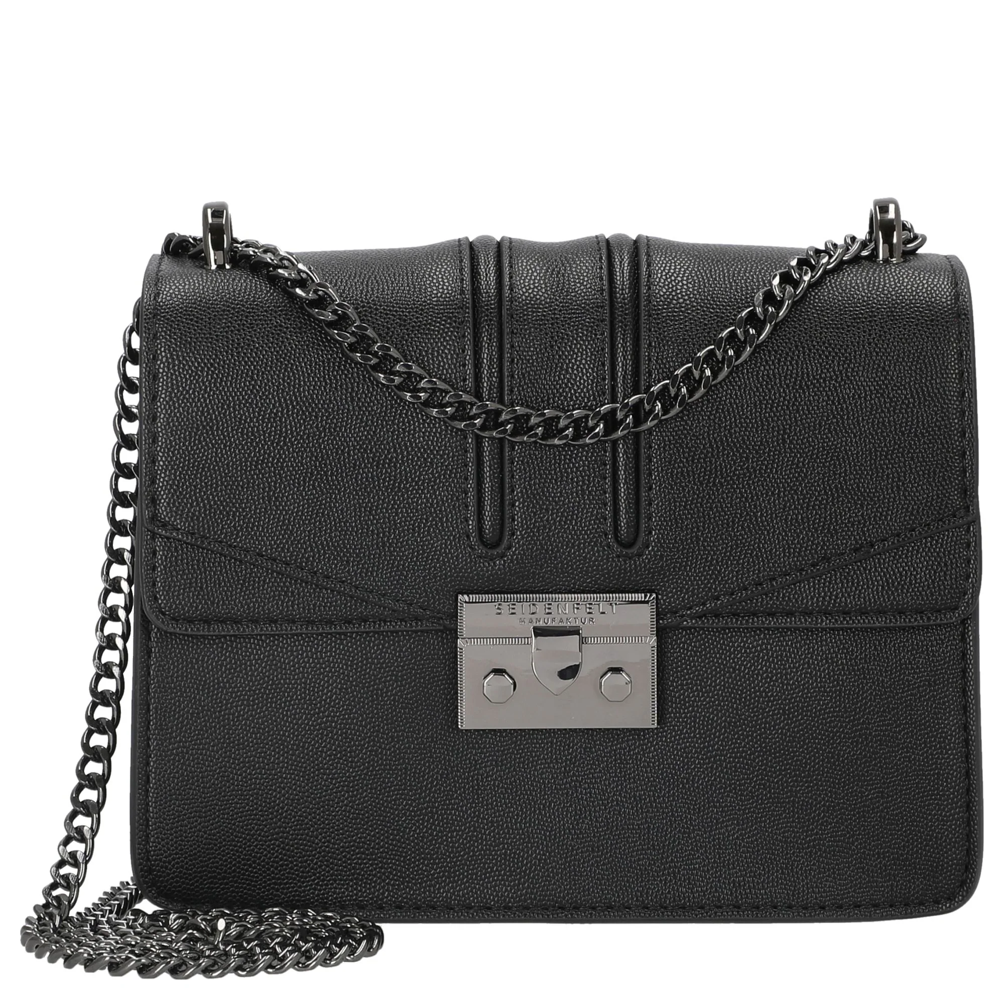 Seidenfelt Roros - Schultertasche 21 cm (black/black)