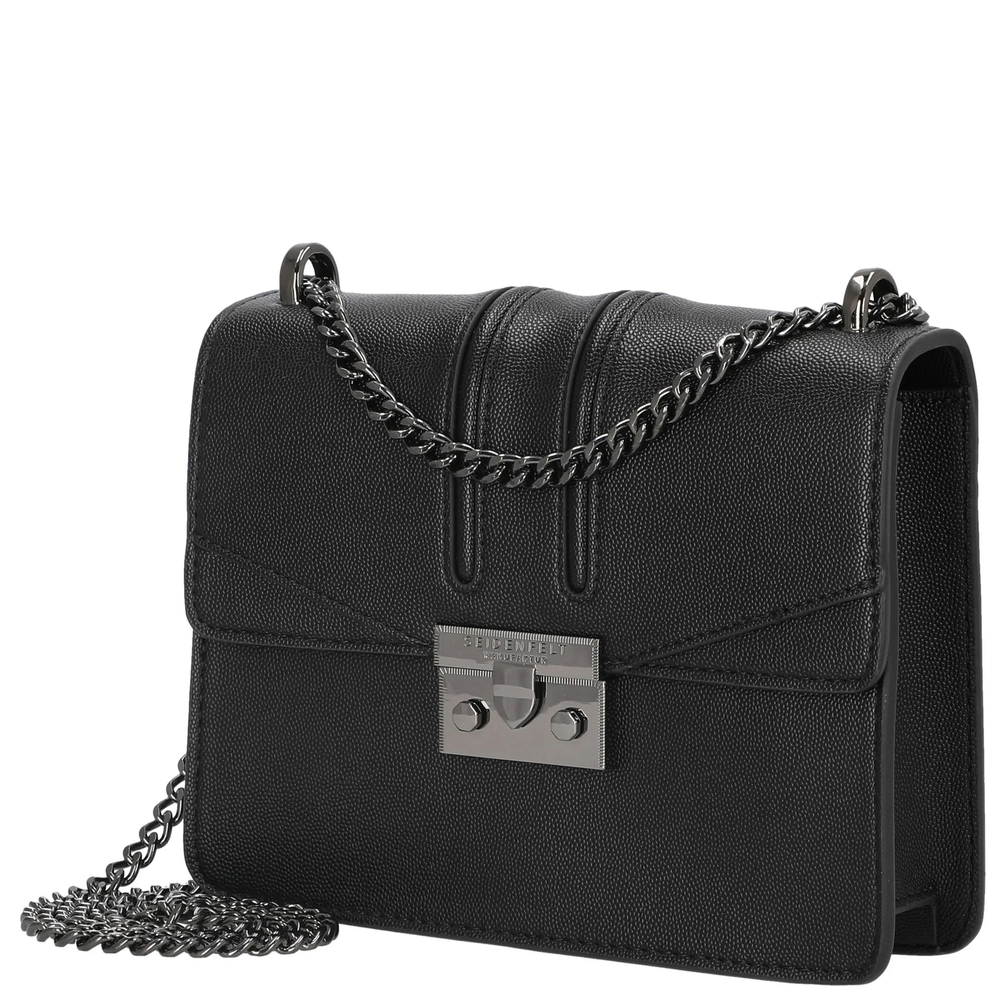 Seidenfelt Roros - Schultertasche 21 cm (black/black) - Image 2