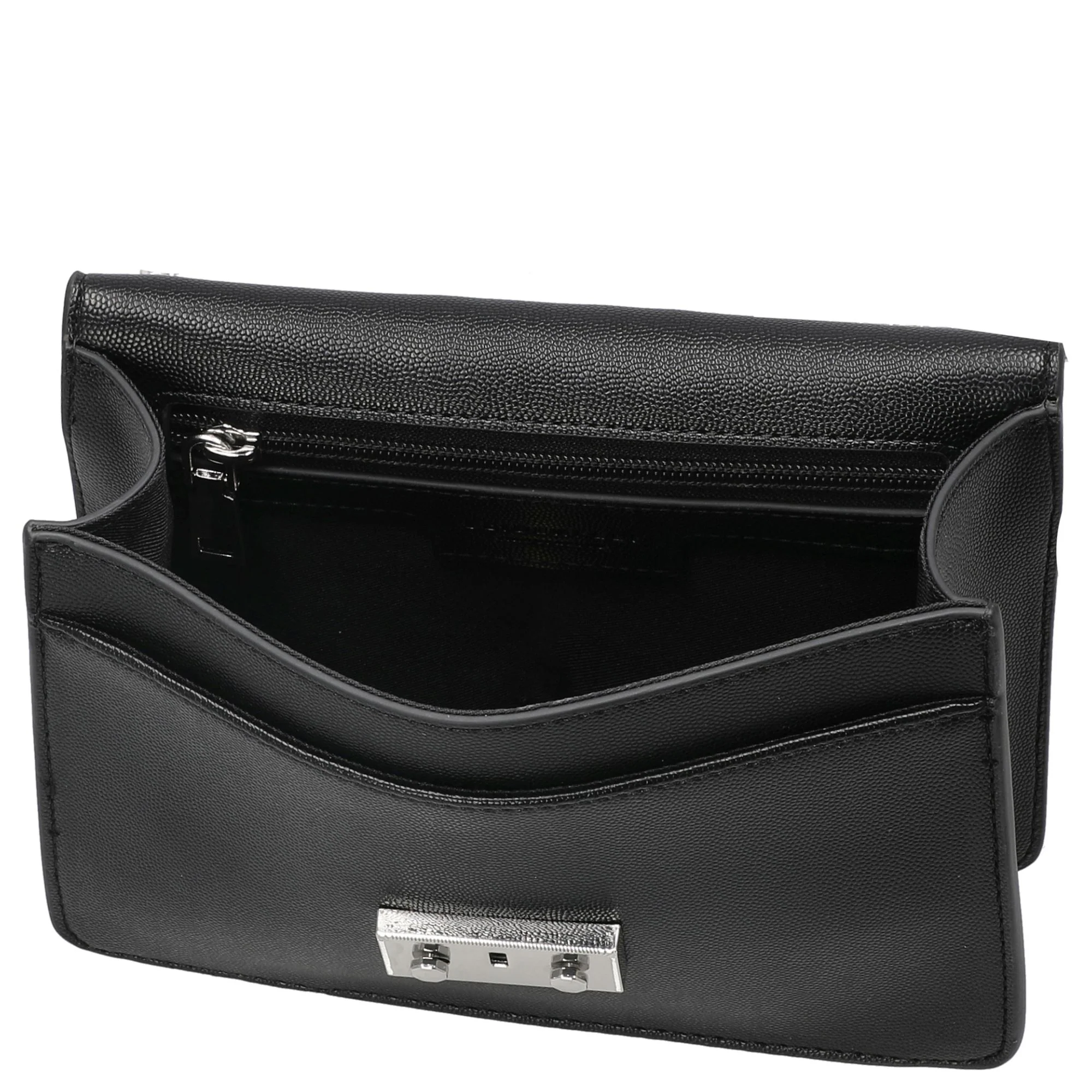 Seidenfelt Roros - Schultertasche 21 cm (black/silver) - Image 6