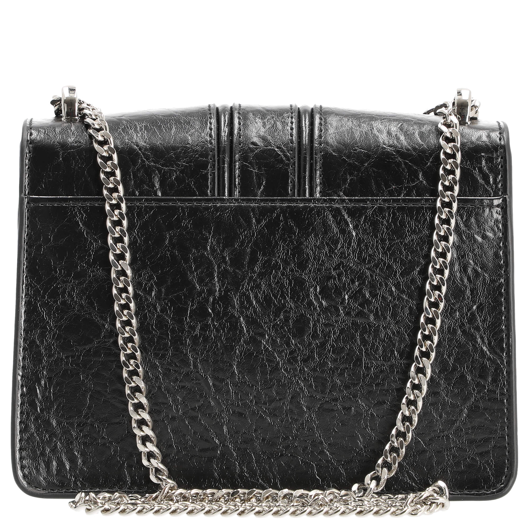 Seidenfelt Roros - Schultertasche 21 cm (glossy black) - Image 4