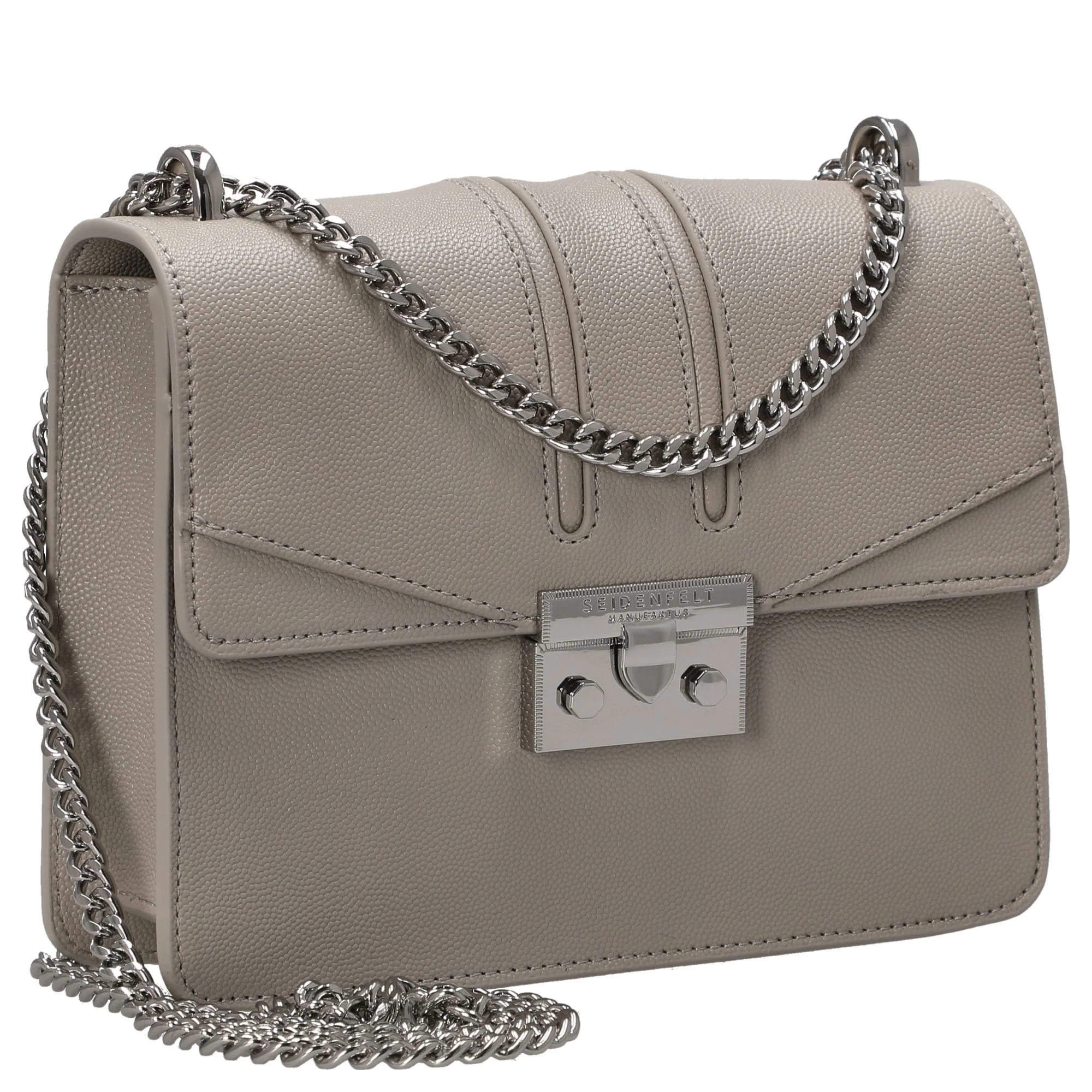 Seidenfelt Roros - Schultertasche 21 cm (light grey) - Image 5