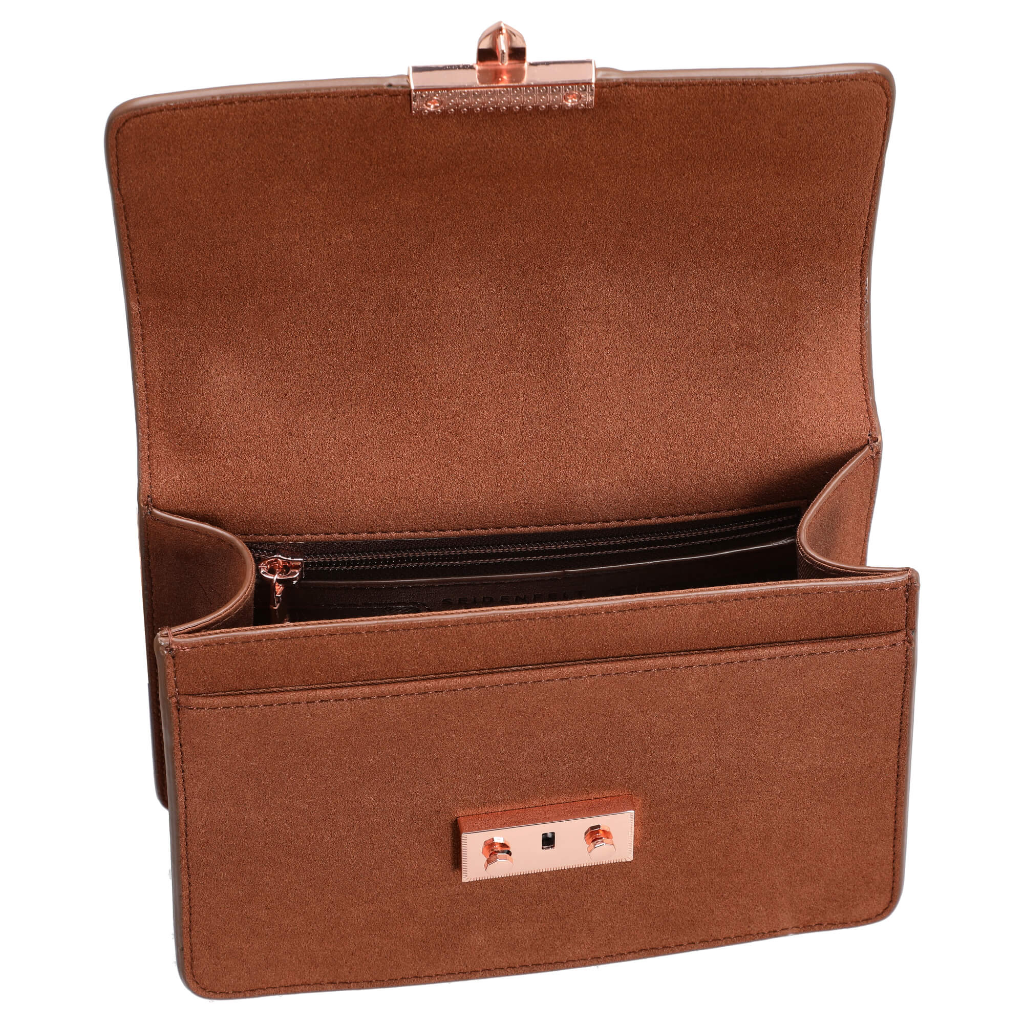 Seidenfelt Roros - Schultertasche 21 cm (red brown) - Image 6