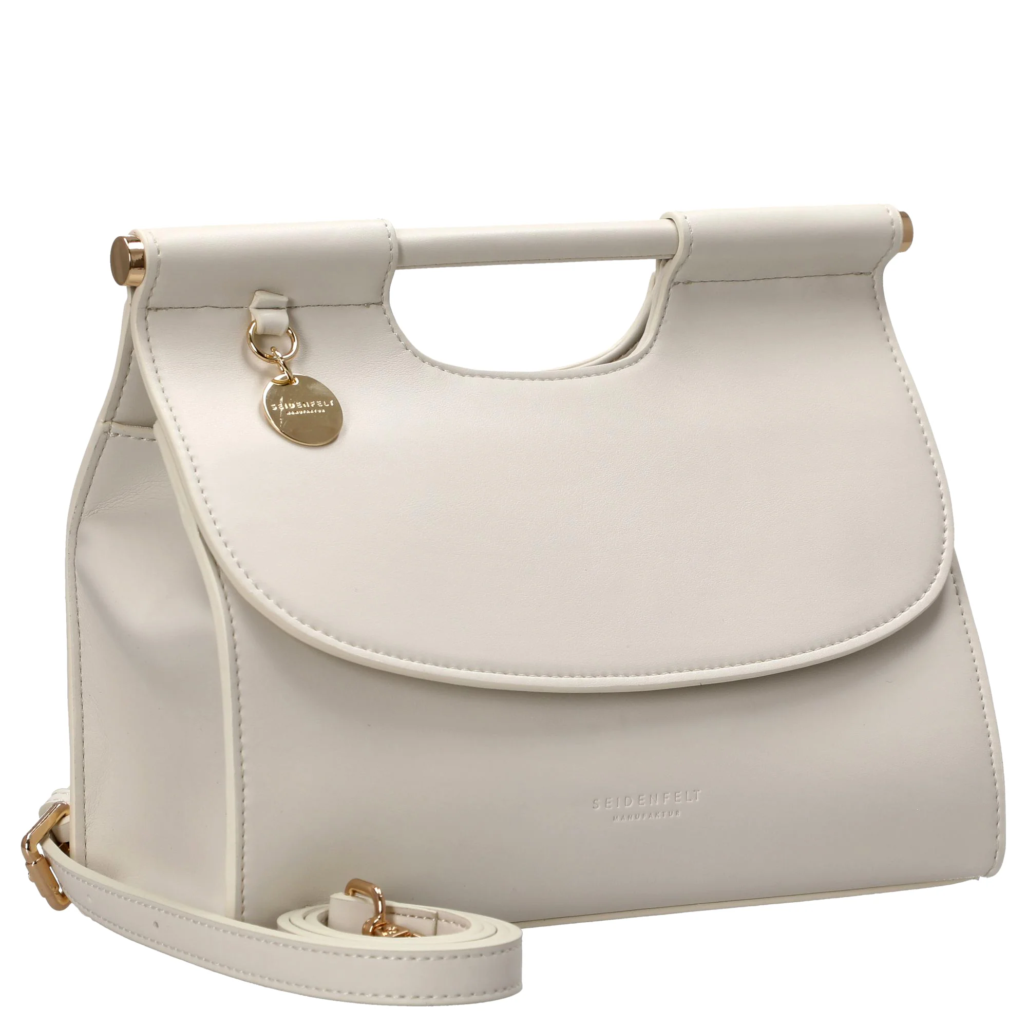 Seidenfelt Ryd - Henkeltasche 25 cm (soft cream) - Image 5