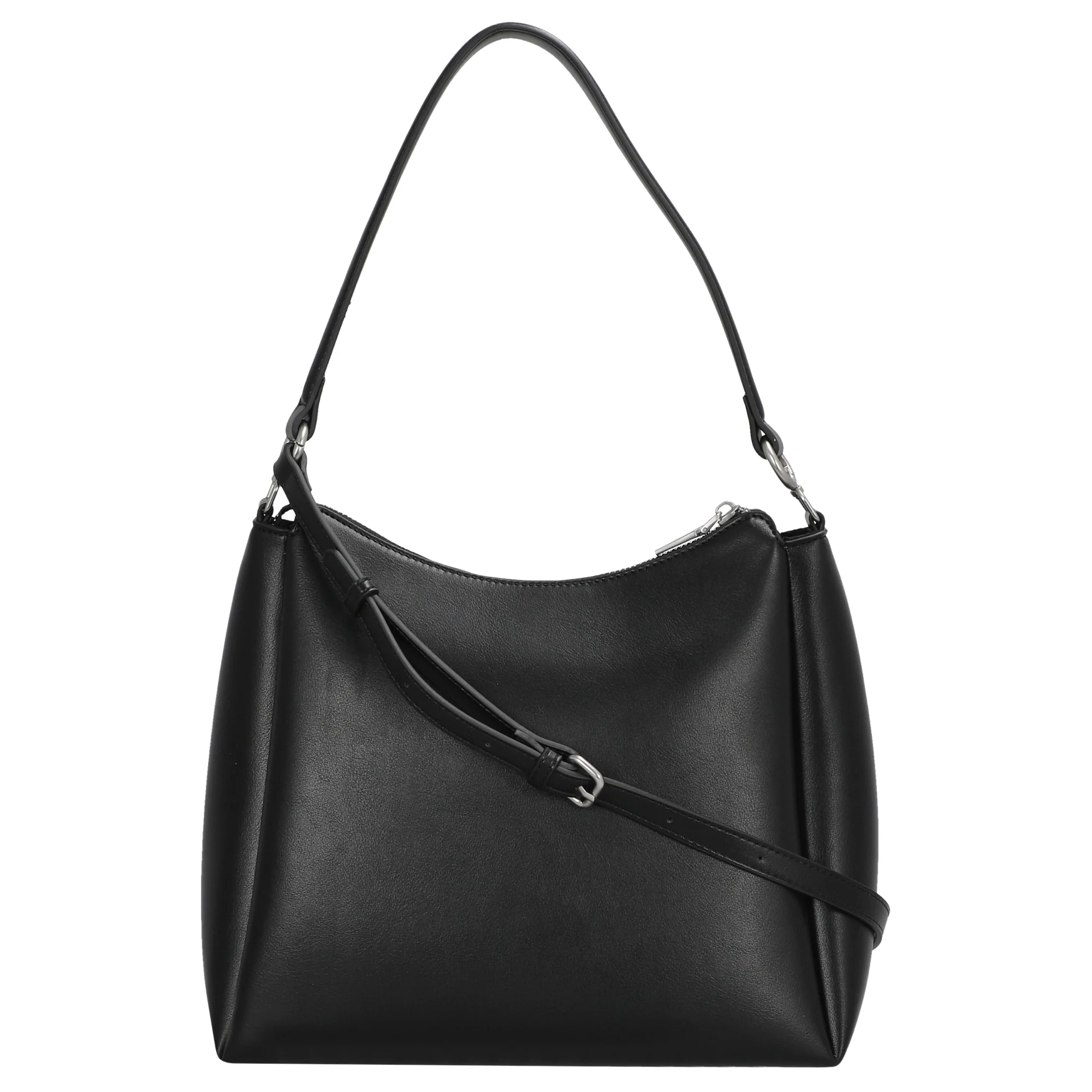 Seidenfelt Sandve Midi Hobo - Schultertasche 31 cm (black) - Image 4