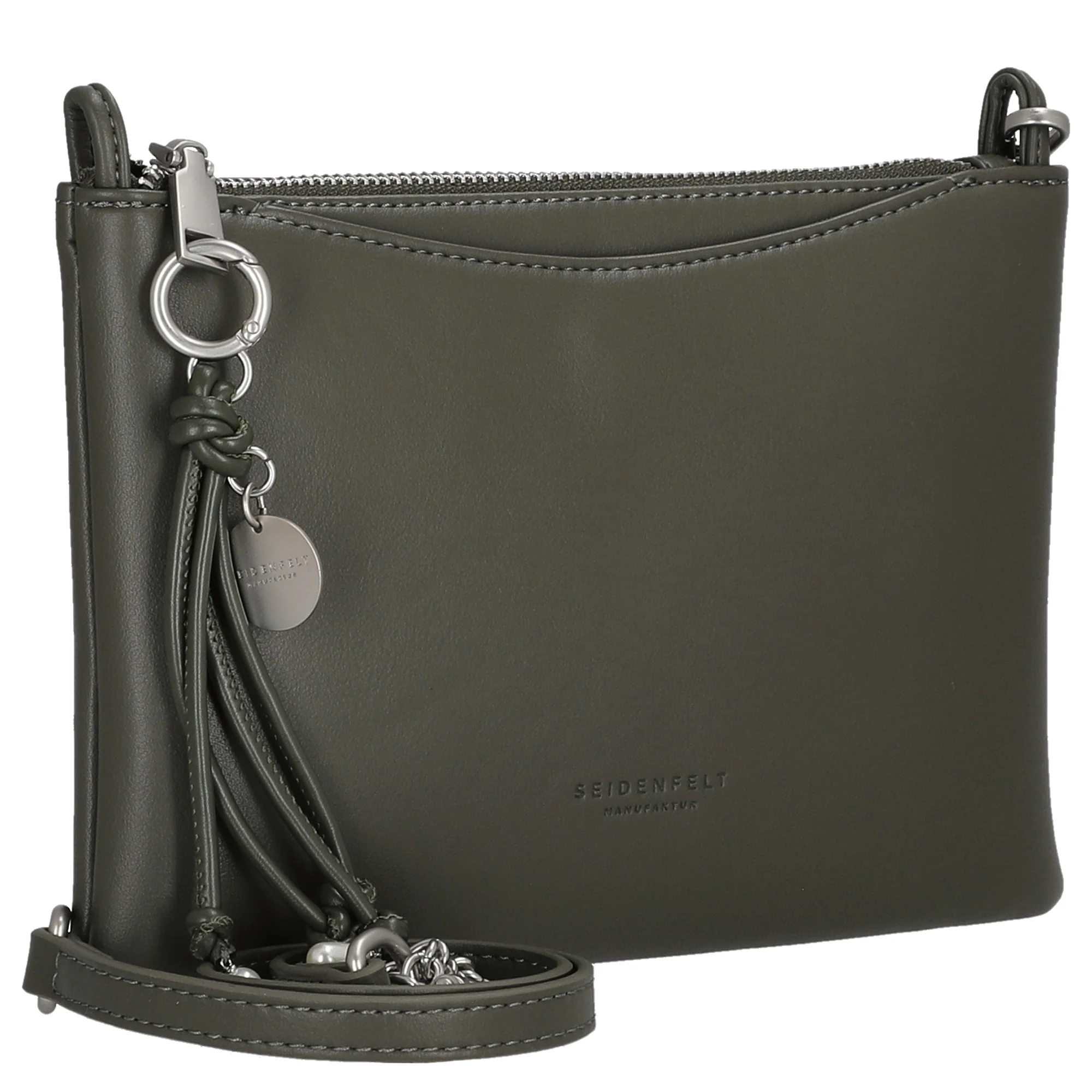 Seidenfelt Sandve - Umhängetasche 24 cm (khaki) - Image 5