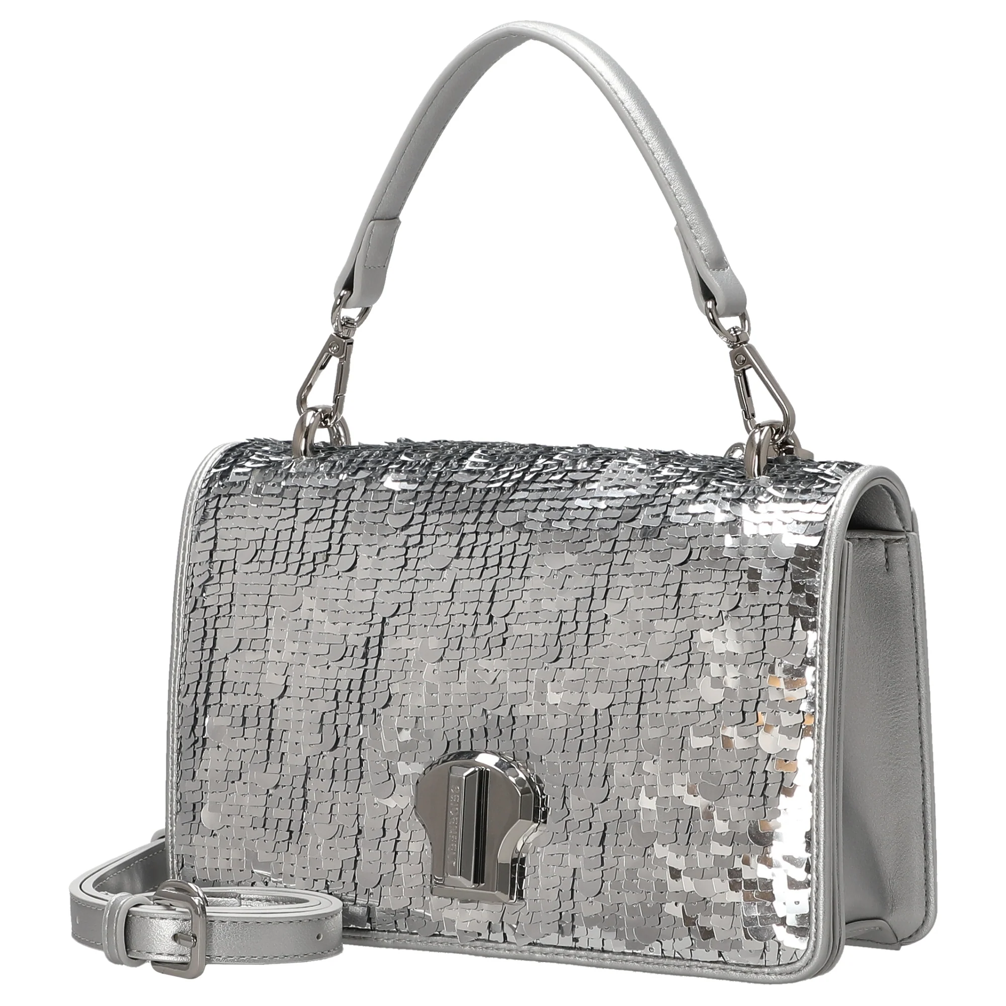 Seidenfelt Seljord - Henkeltasche 23.5 cm (silver) - Image 2