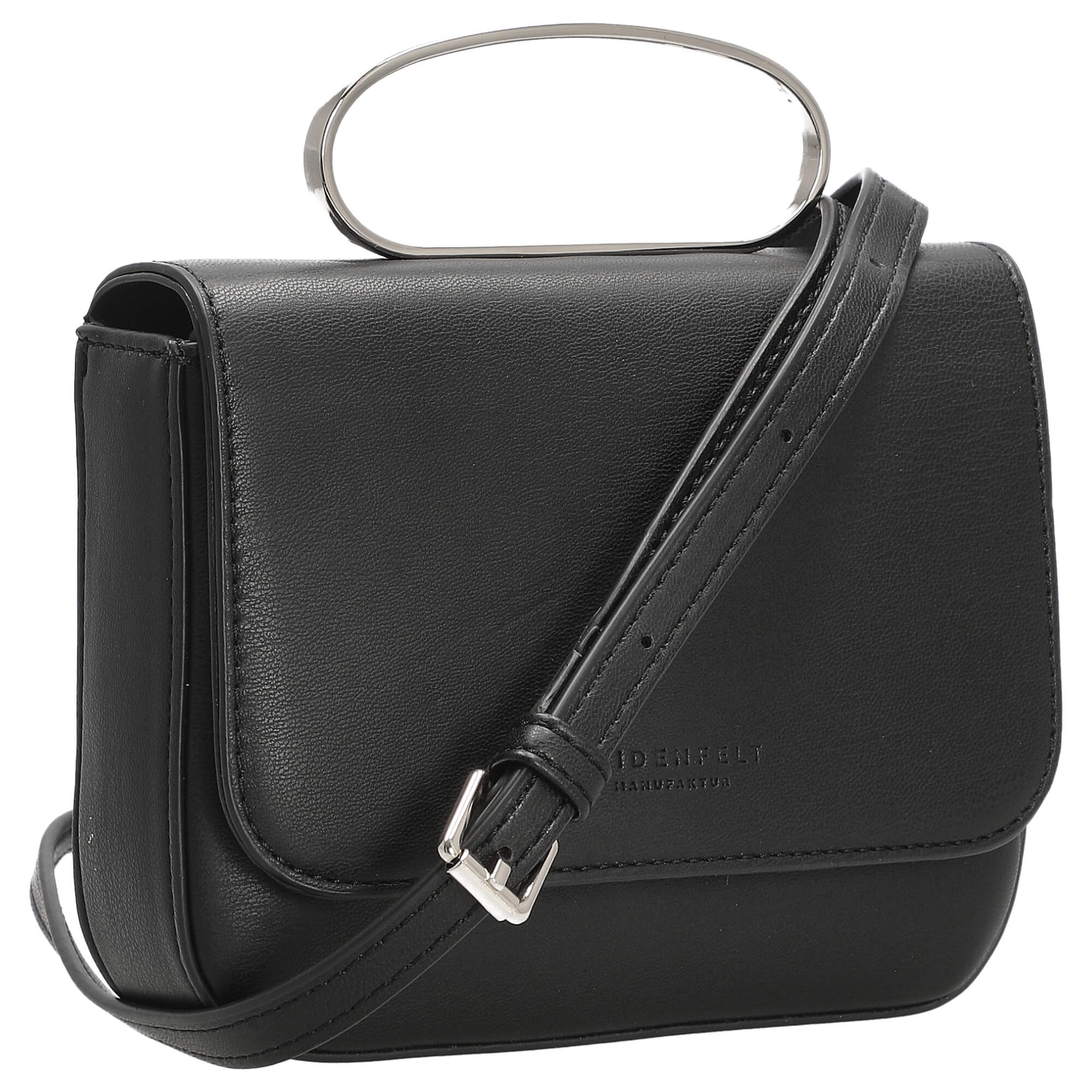 Seidenfelt SFM227 Crossbag - Umhängetasche 16 cm (black/silver) - Image 5