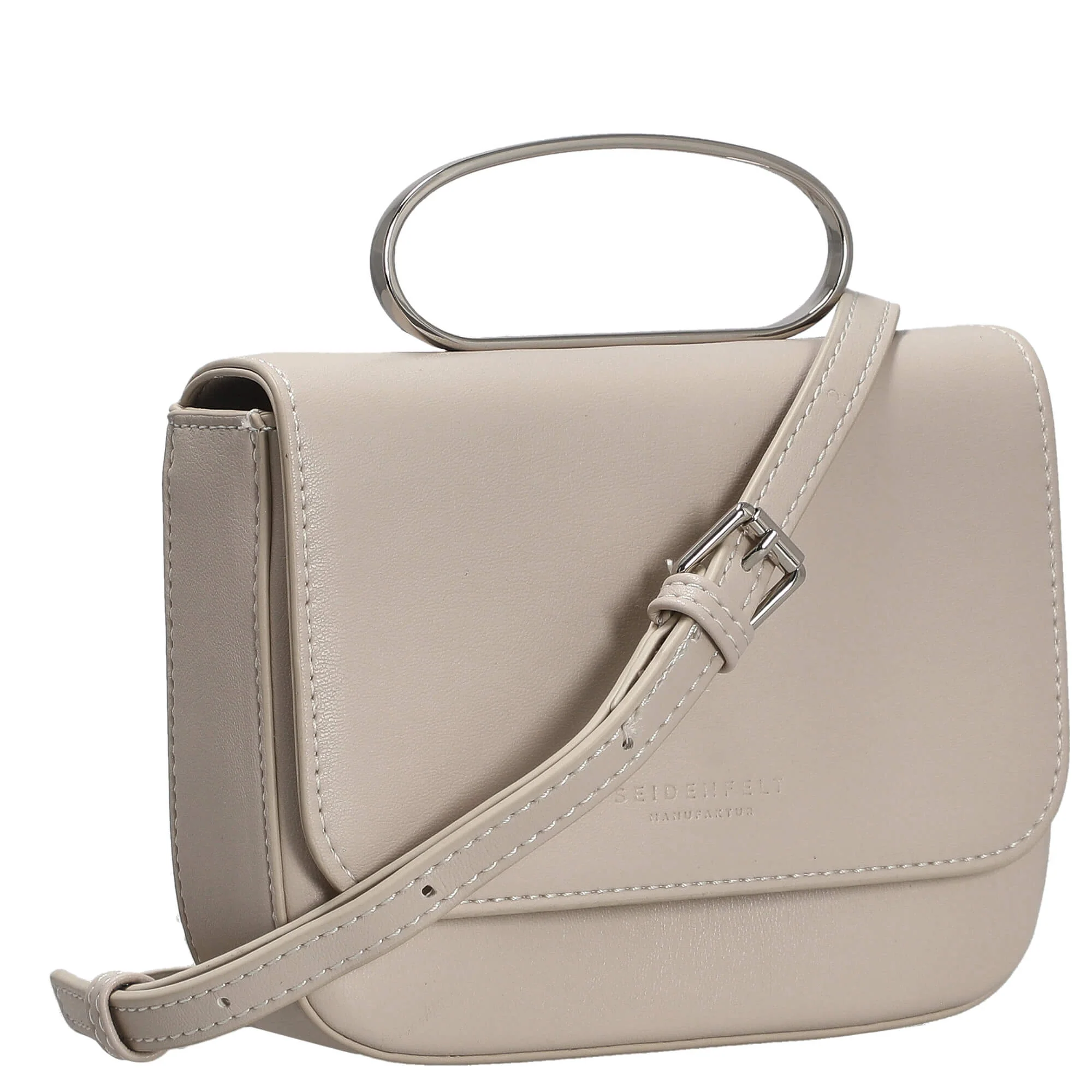 Seidenfelt SFM227 Crossbag - Umhängetasche 16 cm (cream/silver) - Image 5