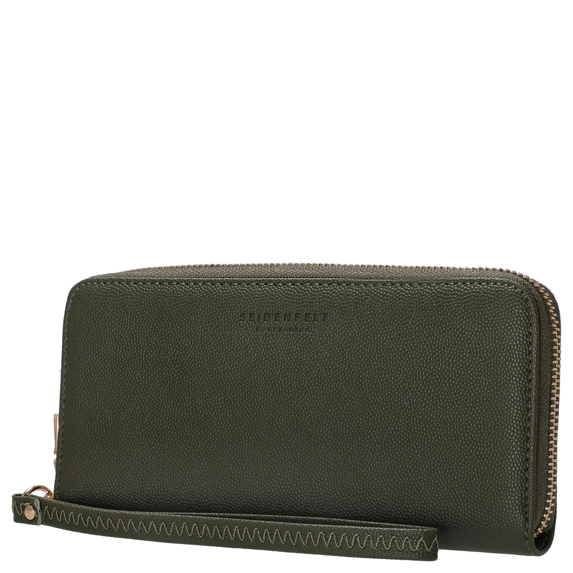 Seidenfelt Smilla - Damen- Geldbörse 19 cm (olive) - Image 3