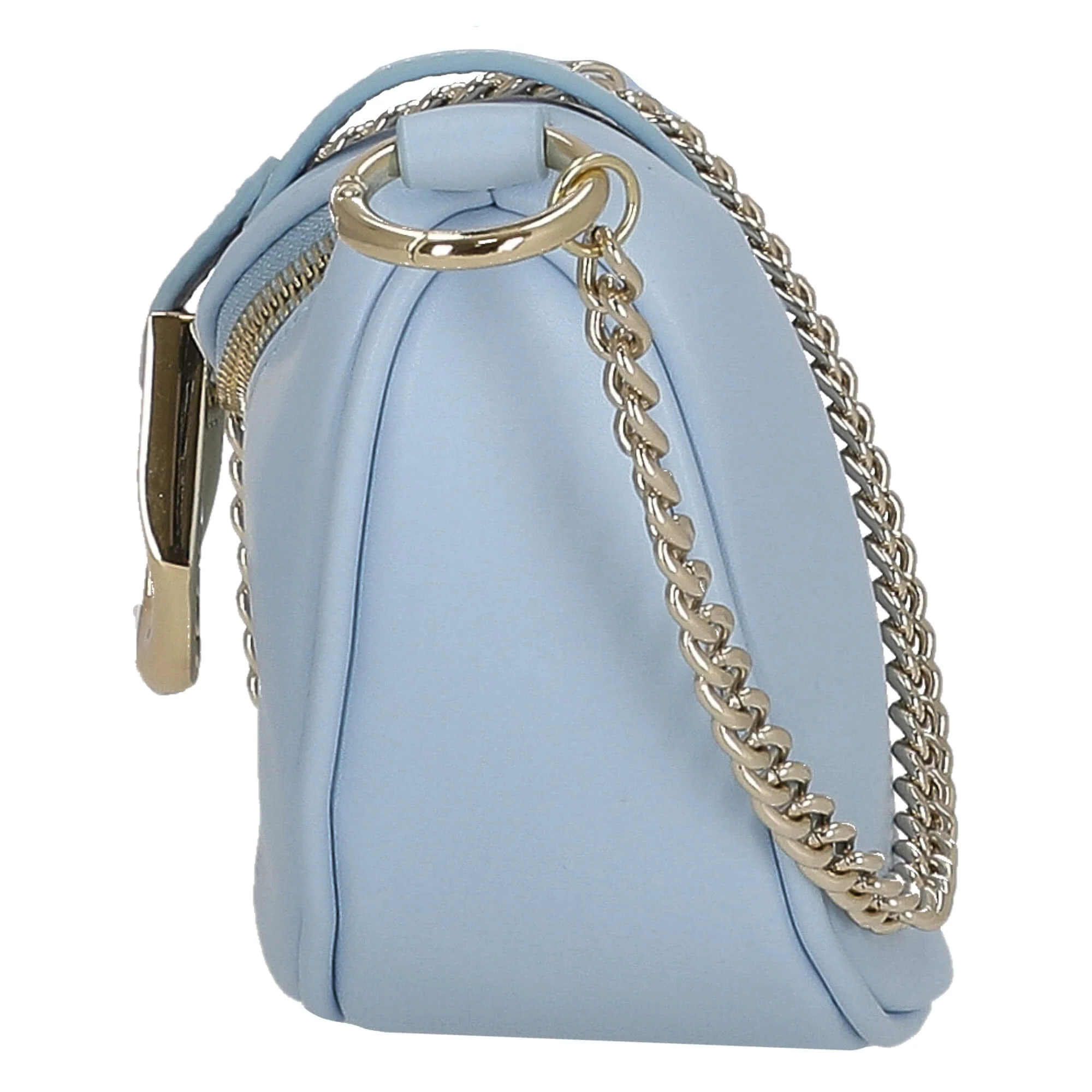 Seidenfelt Sonka - Umhängetasche 19 cm (shy blue/gold) - Image 3