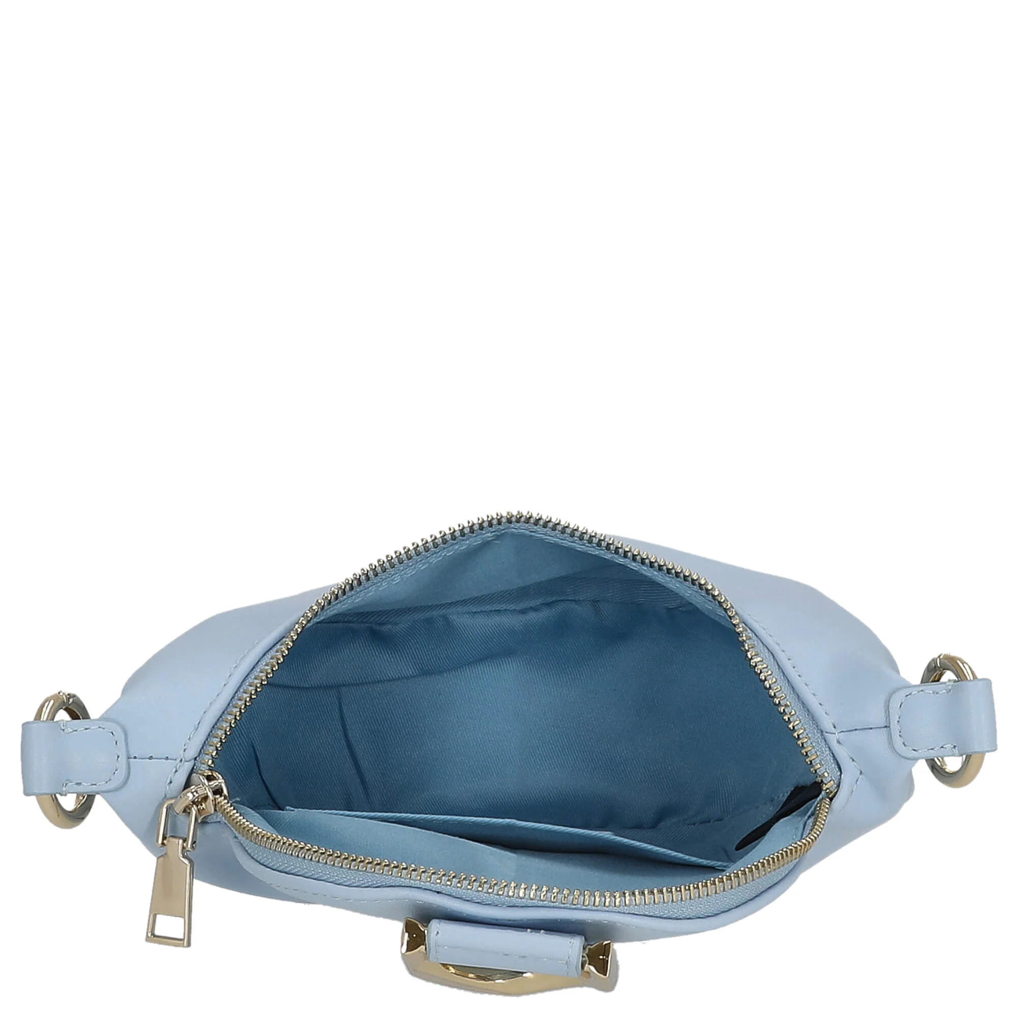 Seidenfelt Sonka - Umhängetasche 19 cm (shy blue/gold) - Image 7