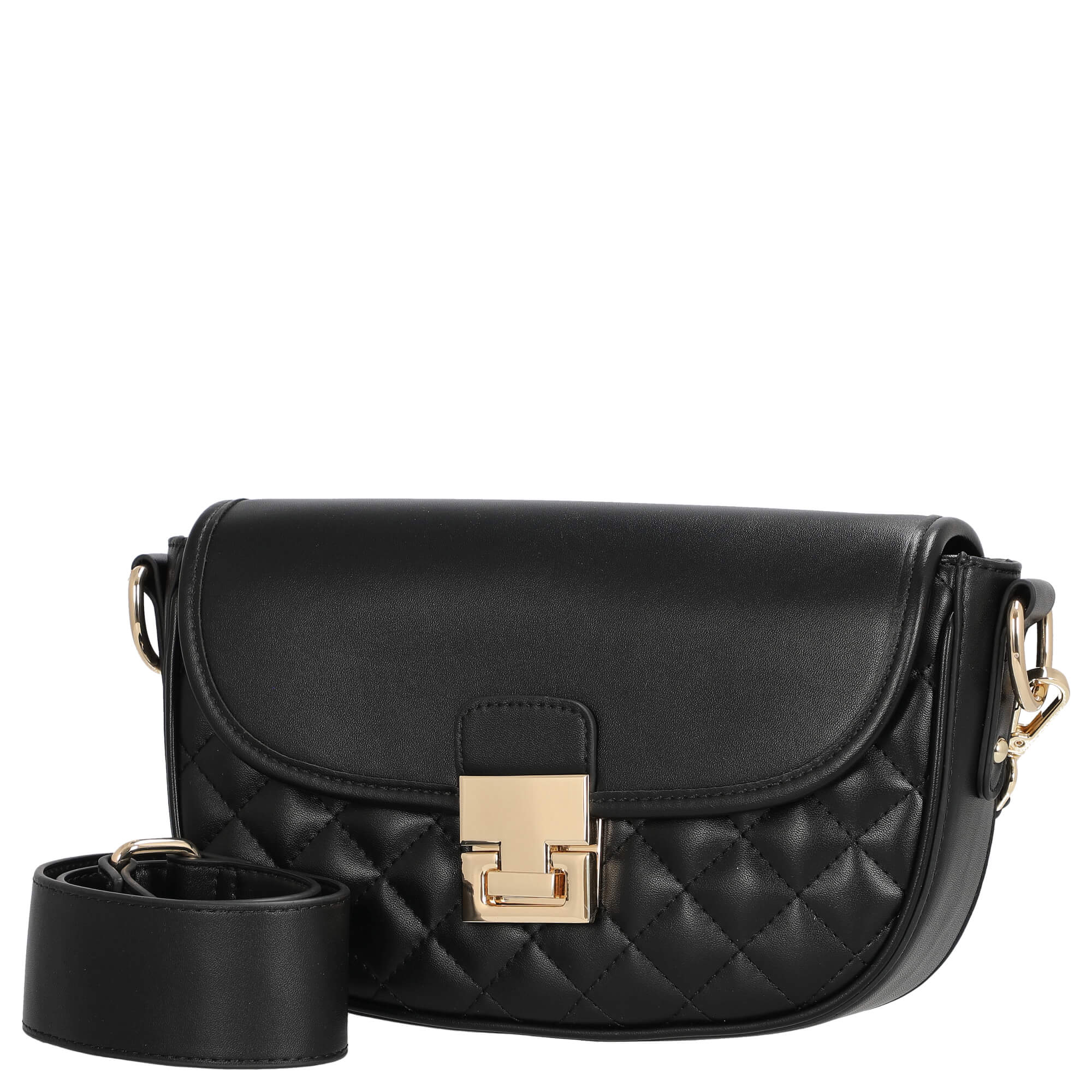 Seidenfelt Viiala Crossbody - Umhängetasche 26 cm (black quilted) - Image 2