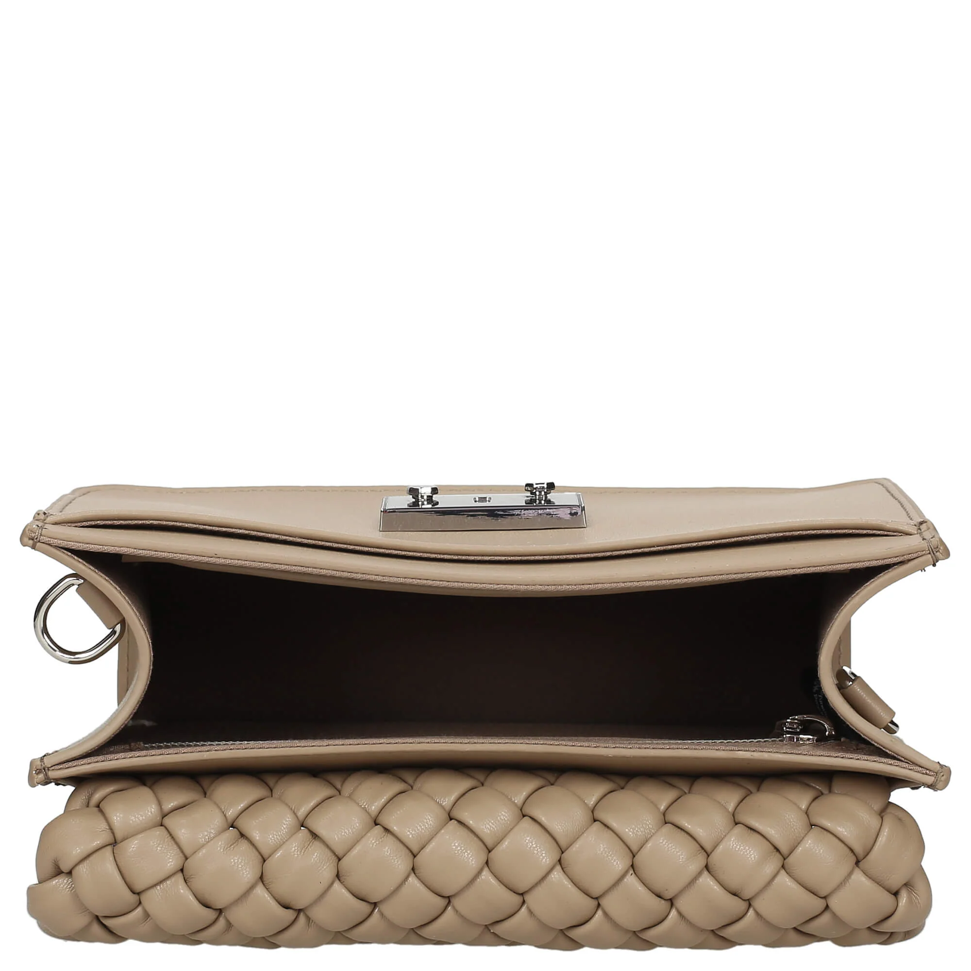 Seidenfelt Woven Roros - Umhängetasche 21 cm (powder taupe) - Image 6