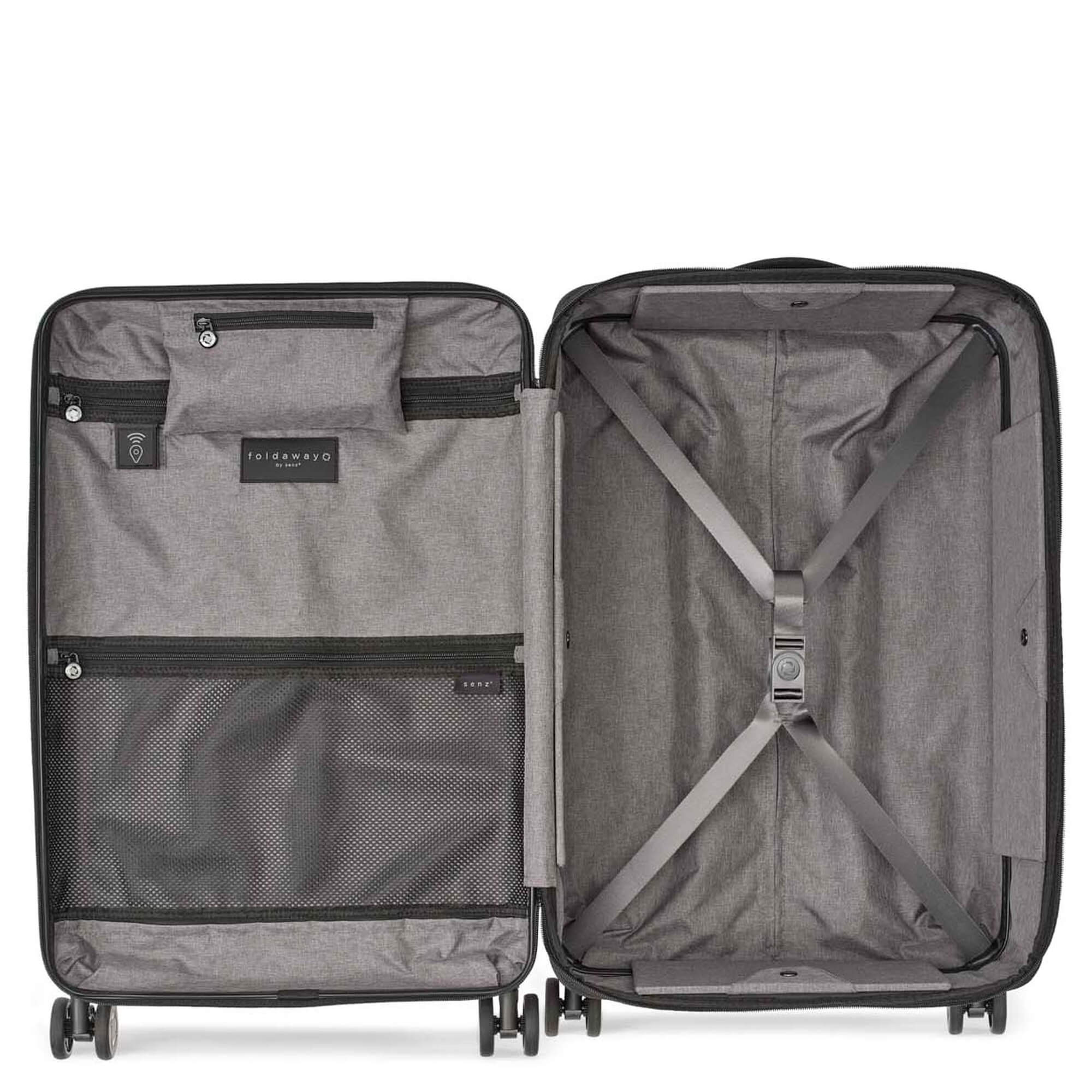 senz Foldaway - 4-Rollen-Trolley M 66 cm (faltbar) (silk grey) - Image 6