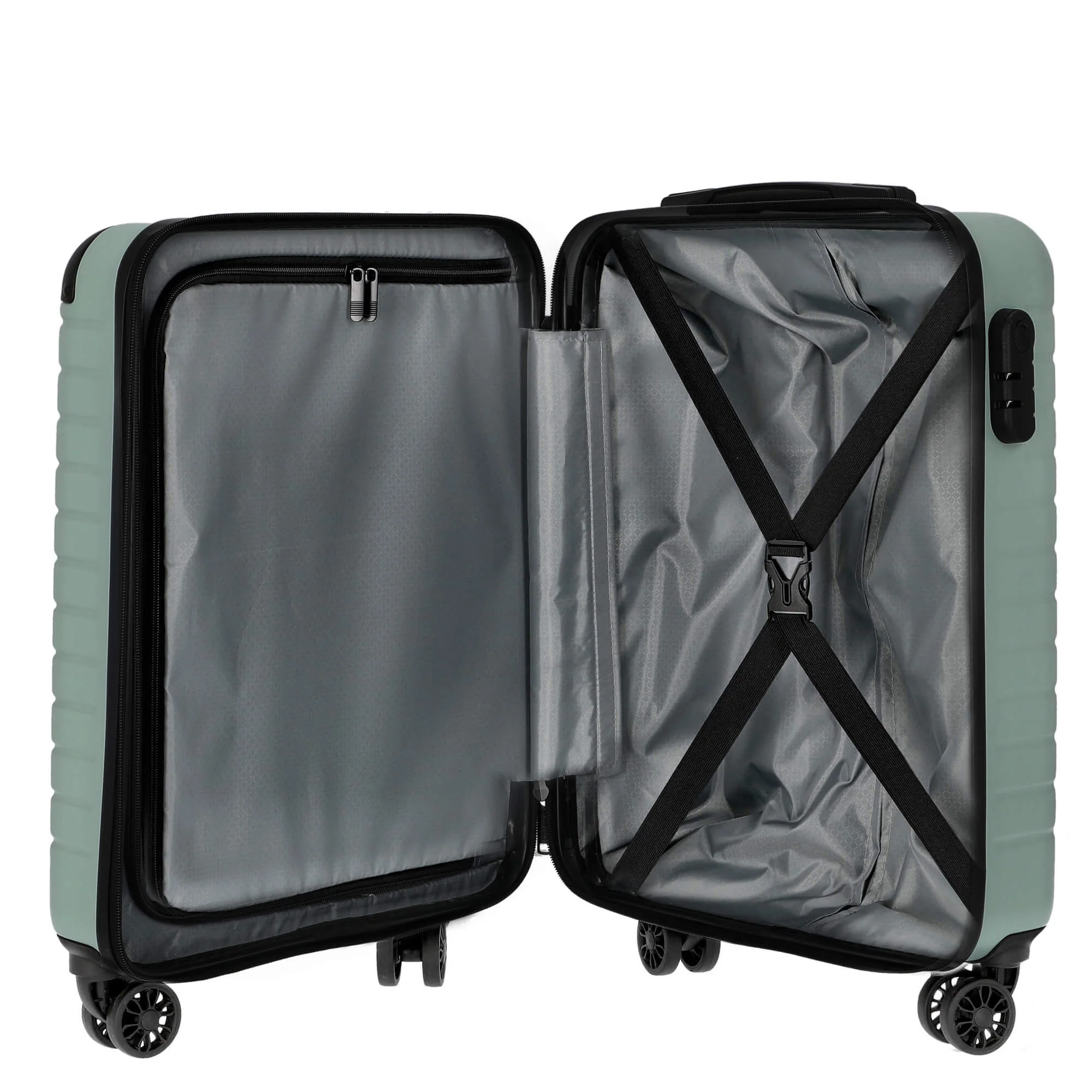 Somko Line - 4-Rollen Kabinentrolley S 55 cm (mint) - Image 6