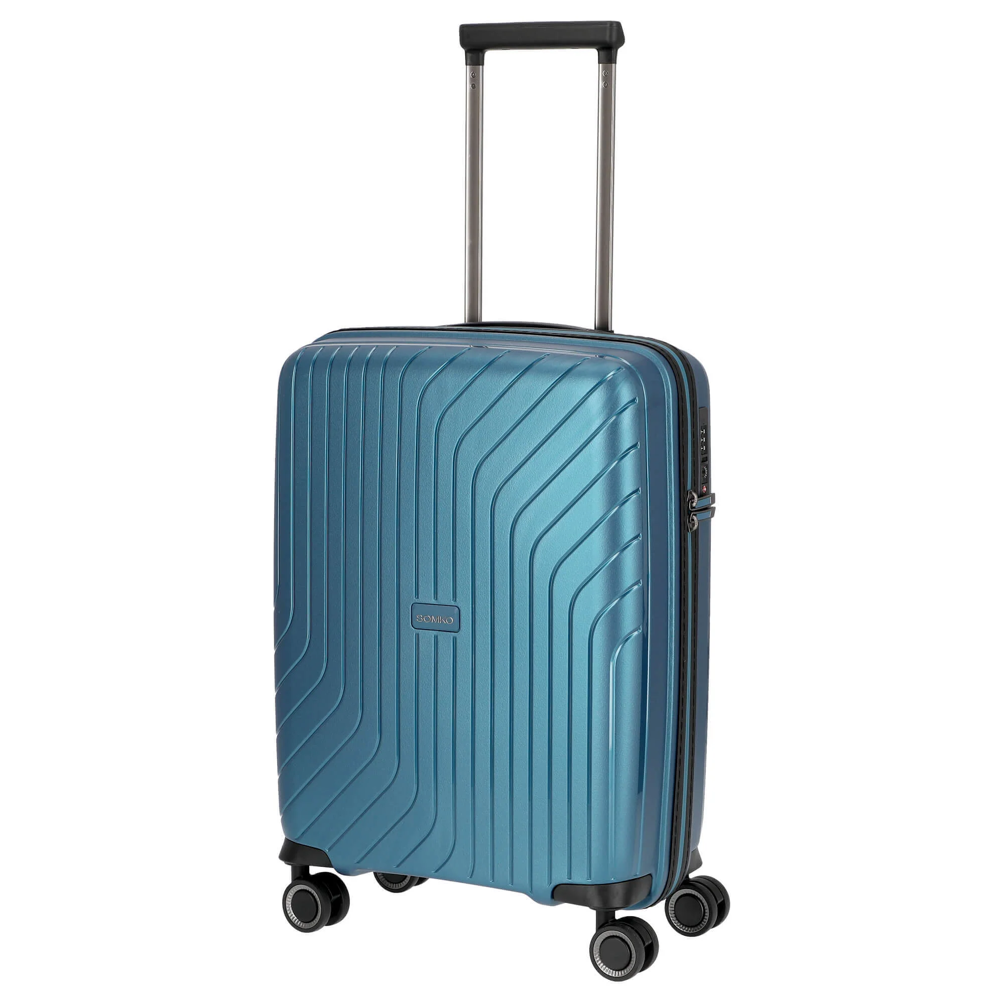 Somko Wave - 4-Rollen Kabinentrolley S 55 cm (petrol) - Image 2