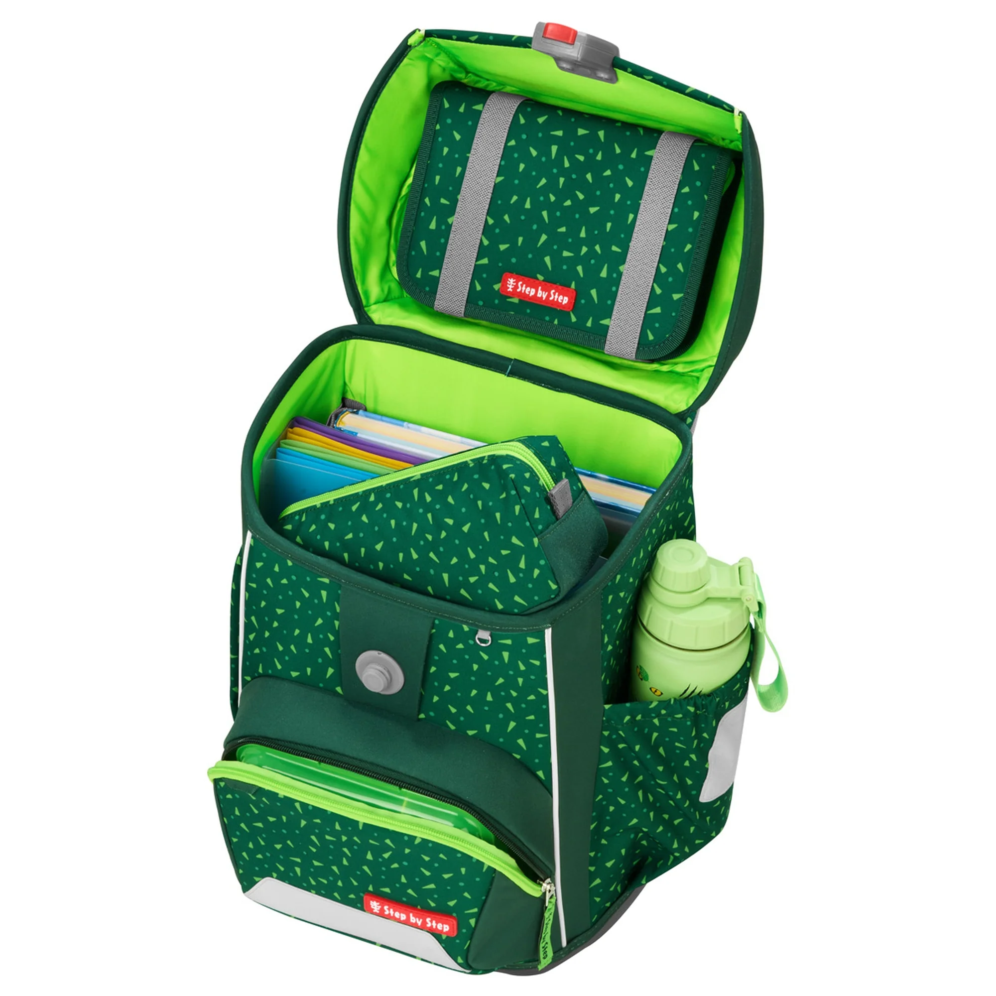 Step by Step Basis - Schulranzen Set 4tlg. (Green Grafics) - Image 5