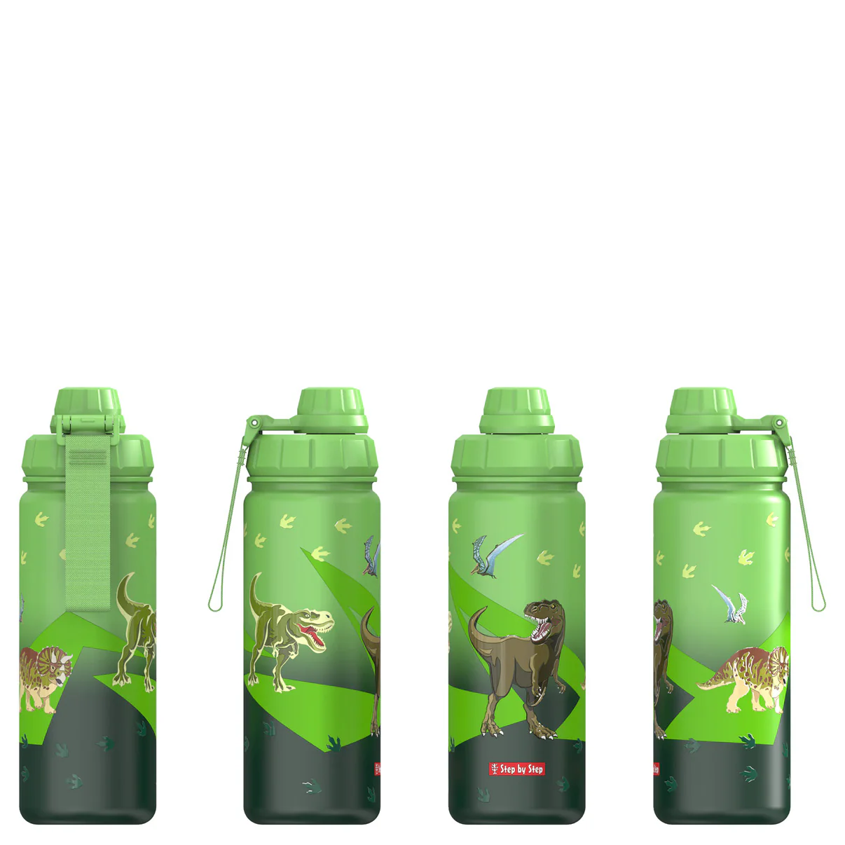 Step by Step Isolierte Edelstahl - Trinkflasche 500ml (Dino) - Image 2