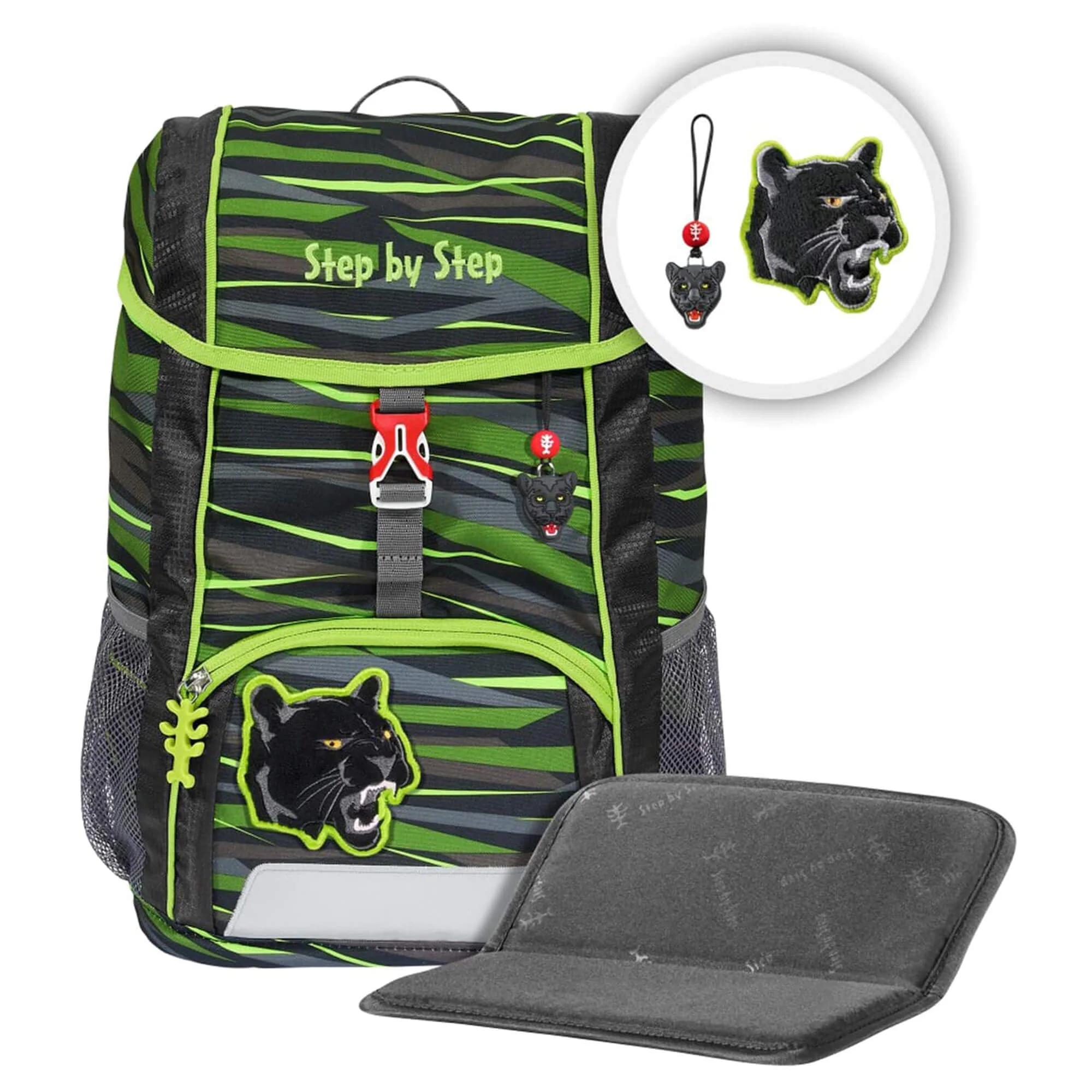 Step by Step KID - Rucksack-Set 3tlg. 35 cm (Wild Cat Chiko) - Image 2