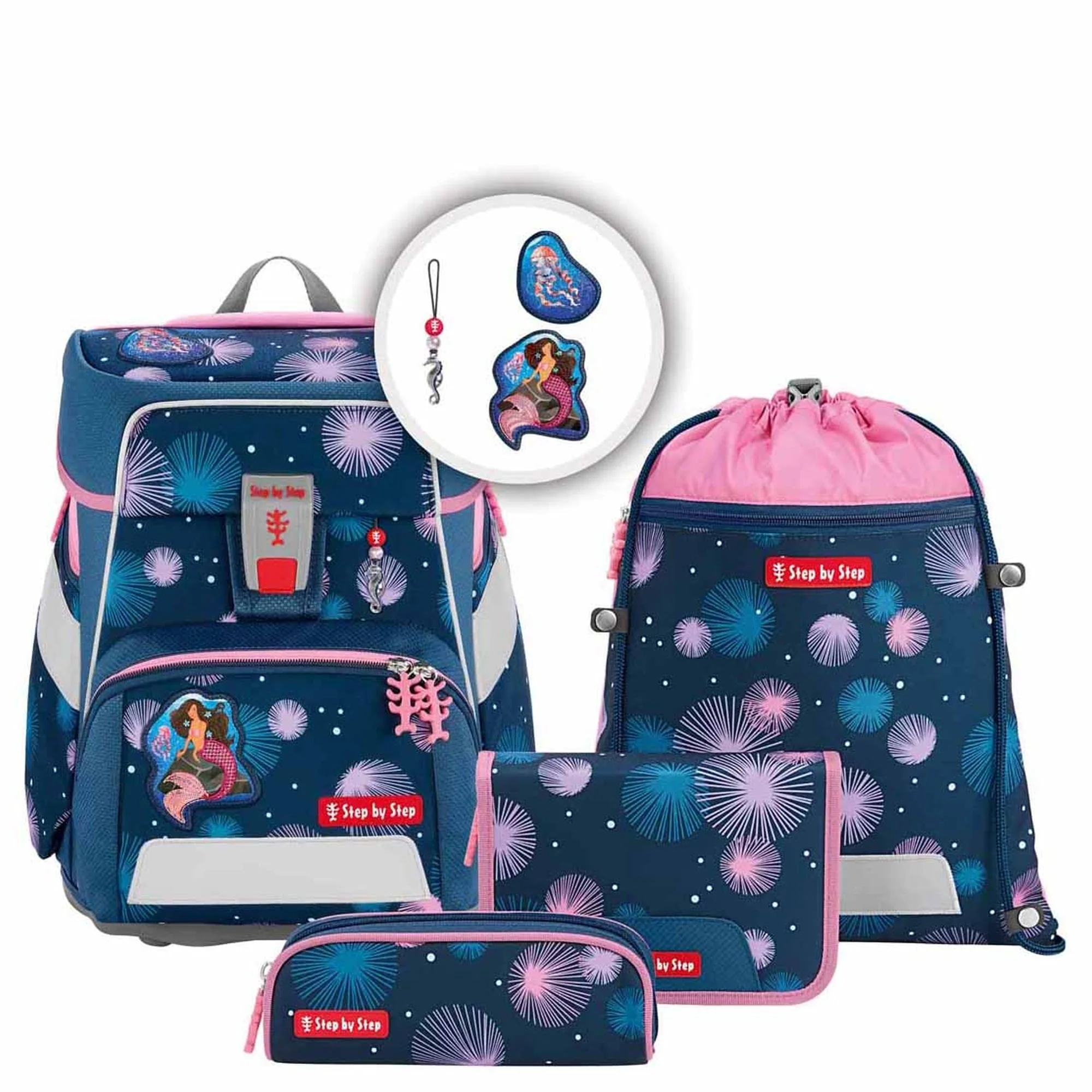Step by Step Space - Schulranzen Set 5tlg. (Mermaid Delia)
