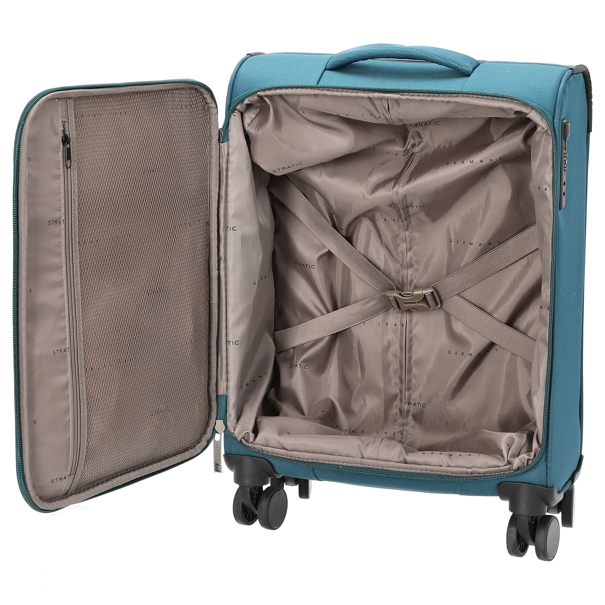 Stratic Fresh - 4-Rollen-Trolley 55 cm S (petrol) - Image 6
