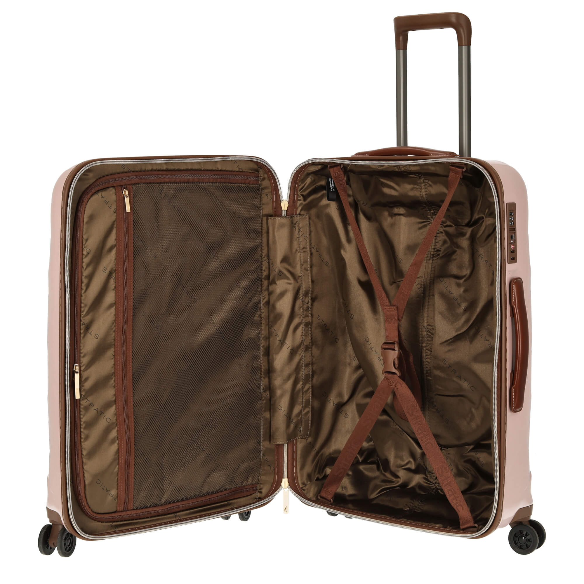 Stratic Leather and More - 4-Rollen-Trolley 66 cm M (rose) - Image 6