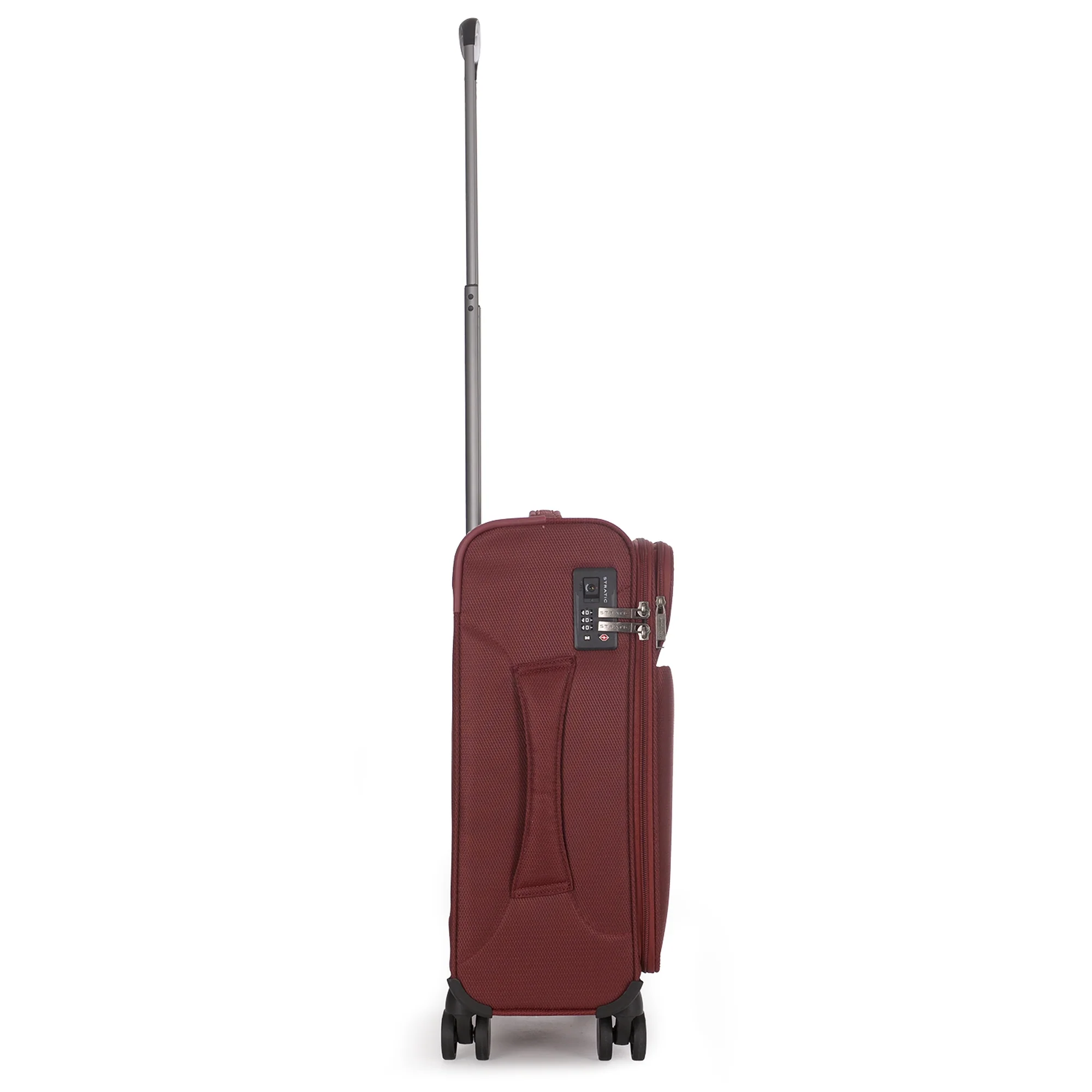 Stratic Light + -4-Rollen-Kabinentrolley 55 cm (dark red) - Image 5