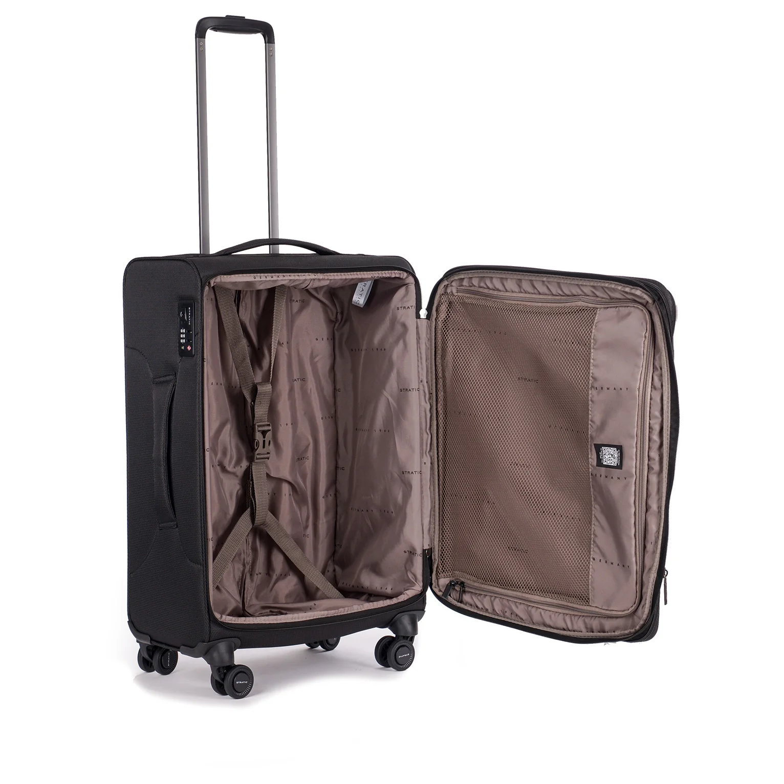 Stratic Light+ - 4-Rollen-Trolley 68 cm M erw. (black) - Image 6