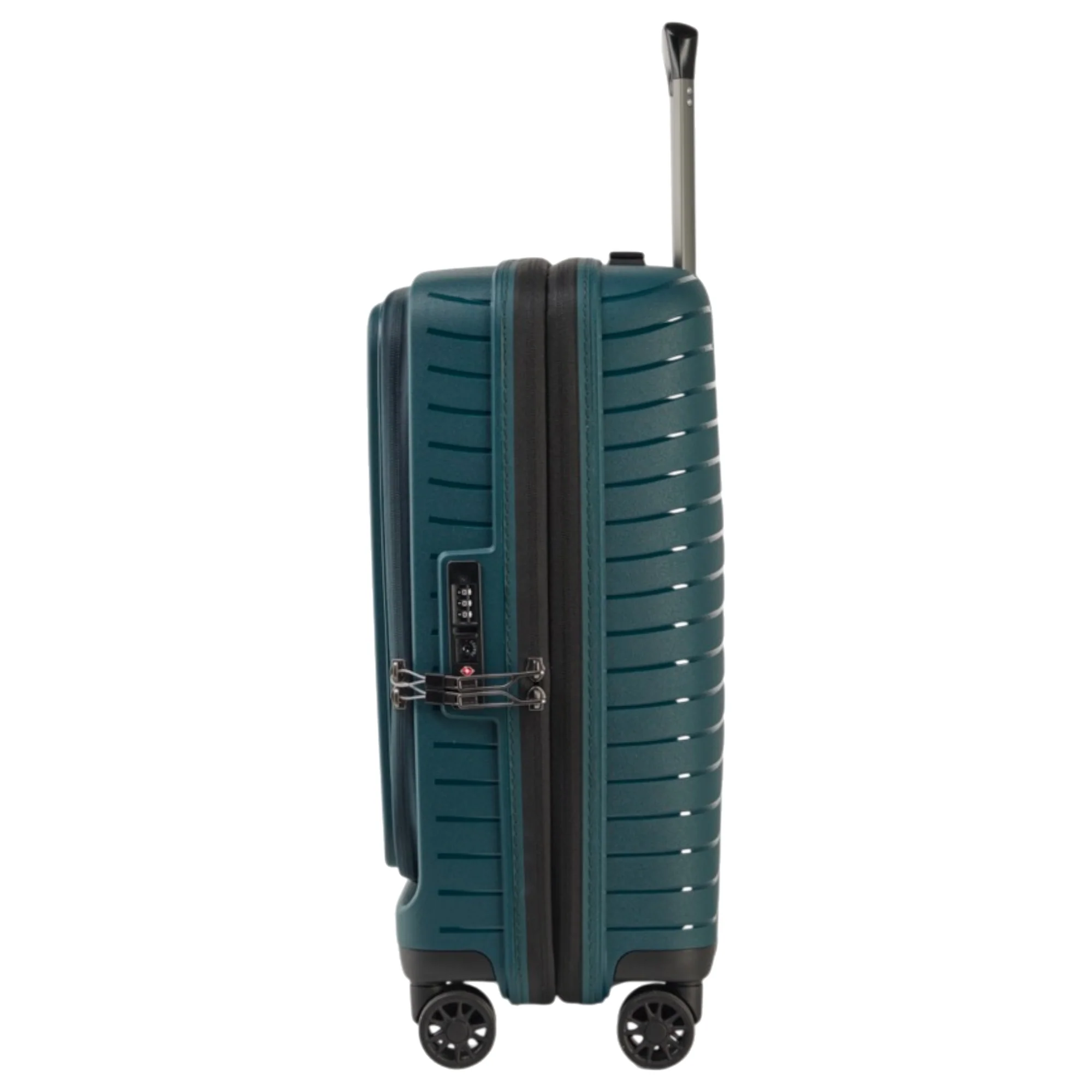 Stratic Novium ML - 4-Rollen-Kabinentrolley mit Vortasche 55 cm erw. (petrol) - Image 3