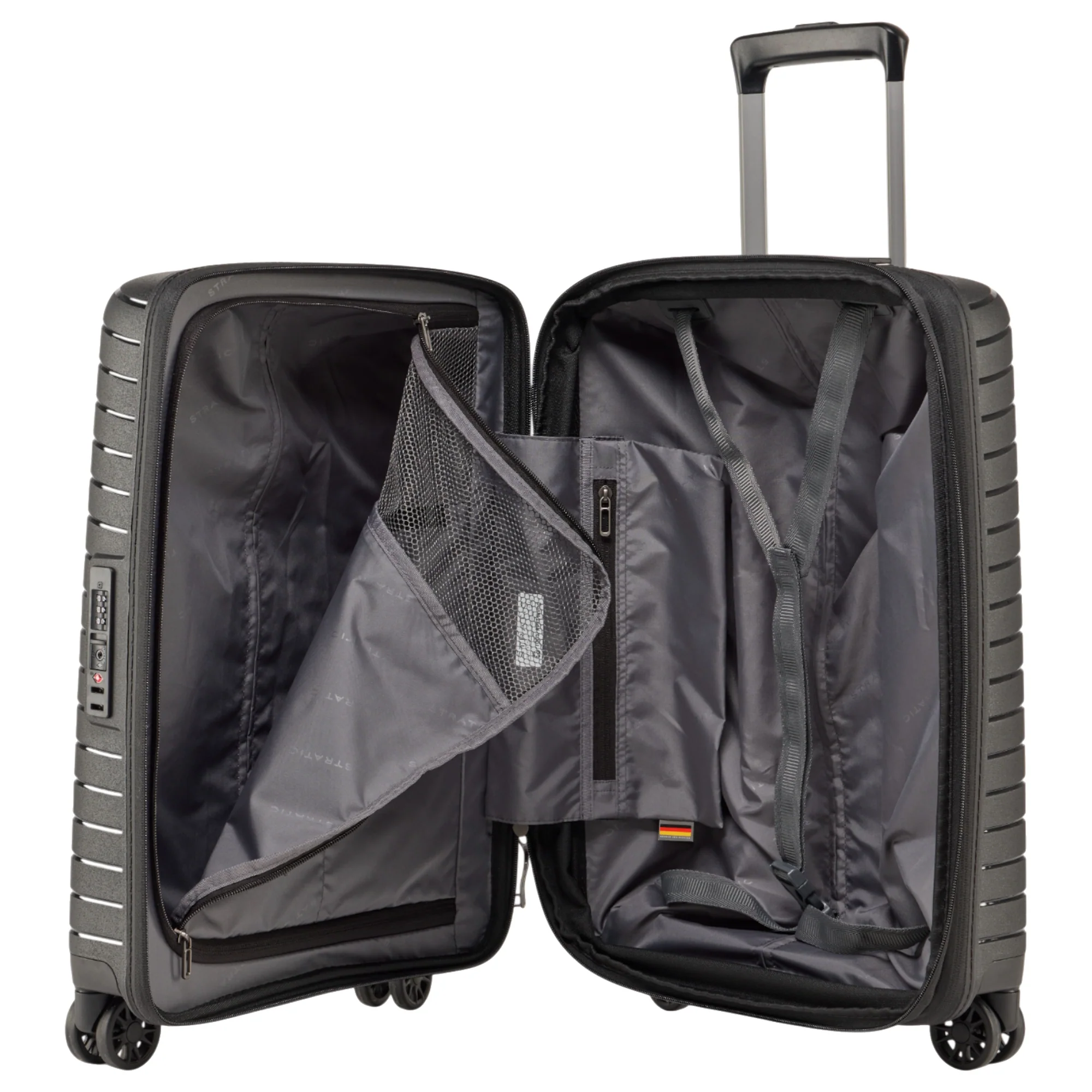 Stratic Novium SL - 4-Rollen-Kabinentrolley 55 cm erw. (black) - Image 8