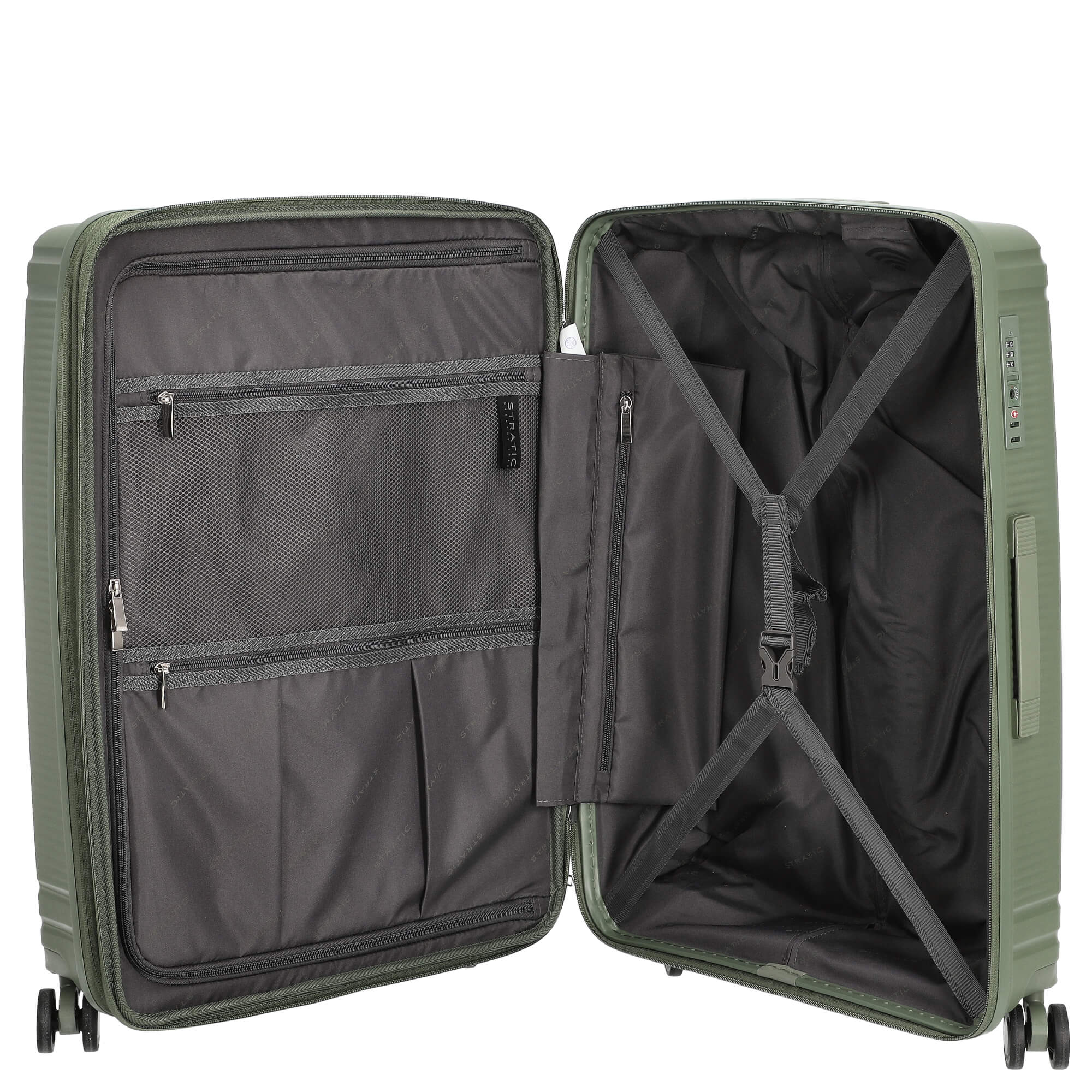 Stratic Straw T - 4-Rollen-Trolley 67 cm M erw. (olive) - Image 6
