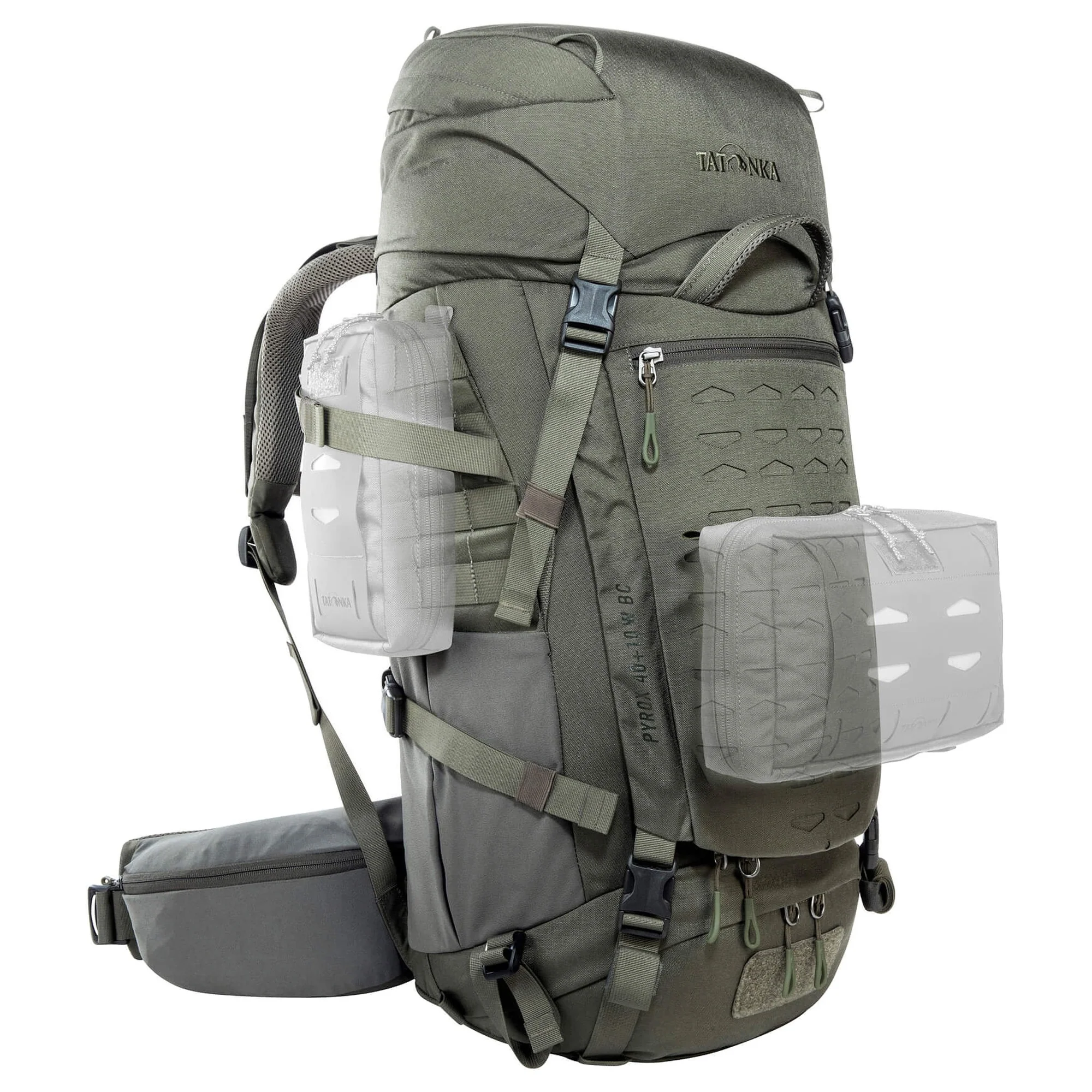 Tatonka Pyrox 40+10 Women BC - Trekkingrucksack 70 cm erw. (stone grey olive) - Image 11