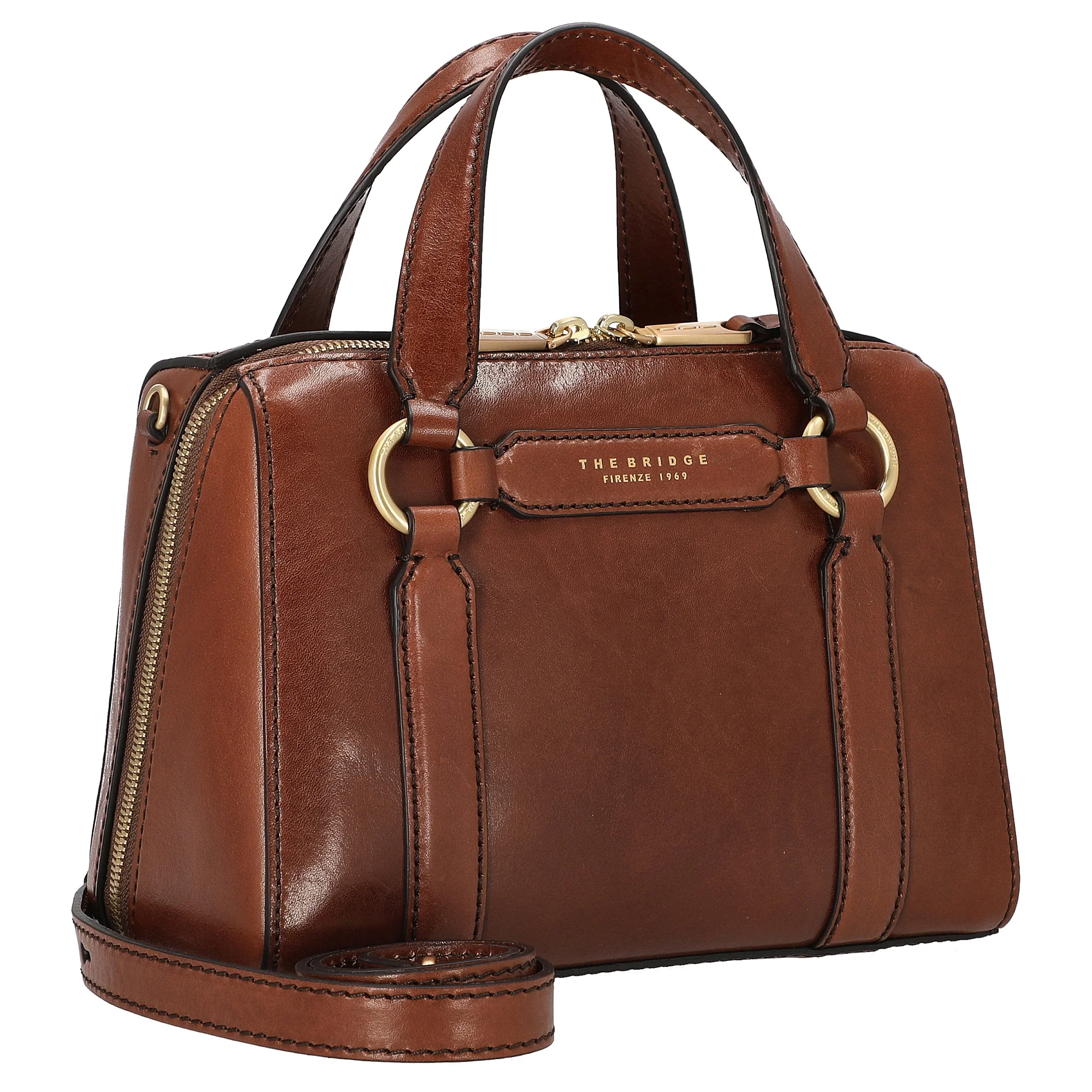 The Bridge Laura - Henkeltasche 25 cm (marrone) - Image 5