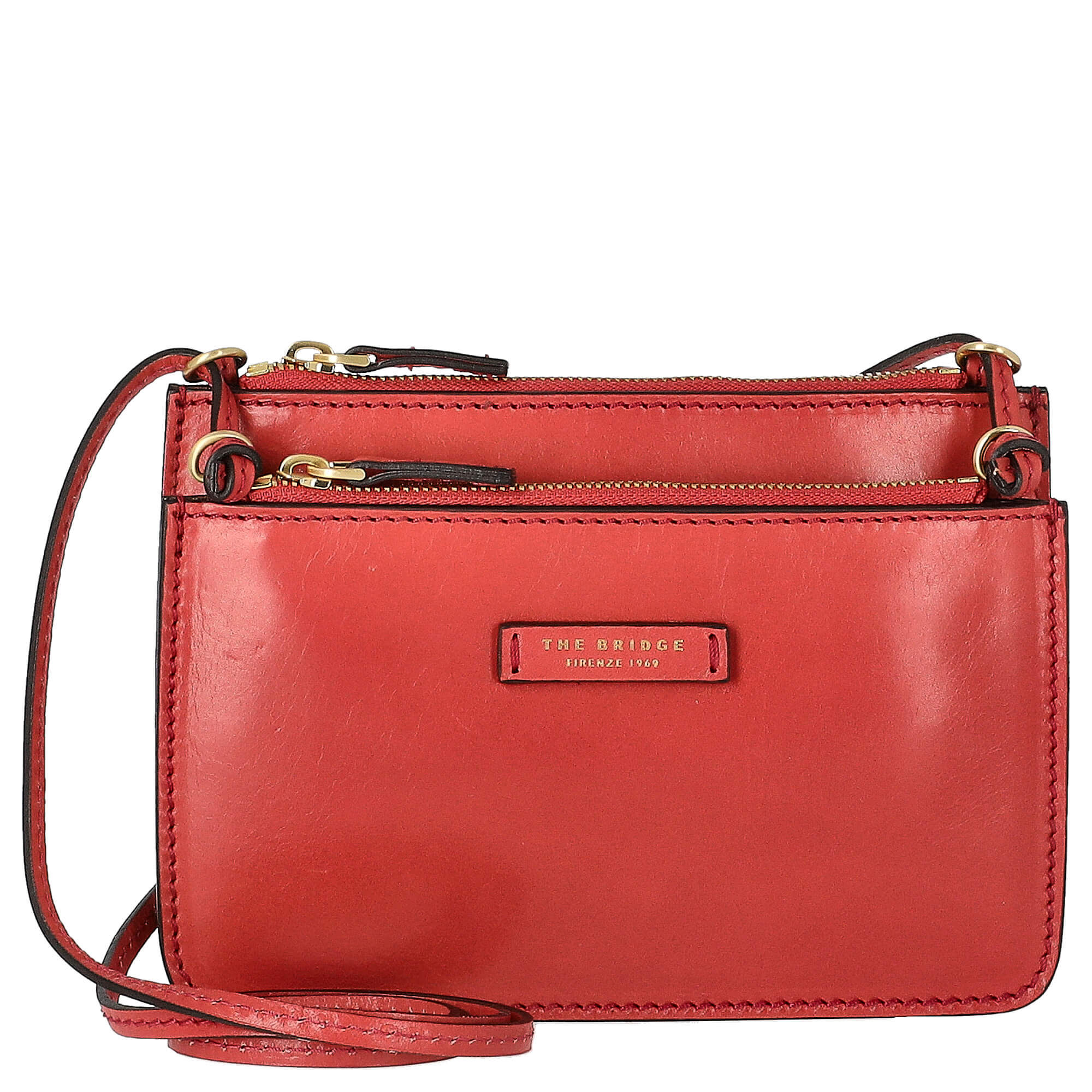 The Bridge Rustici - Schultertasche 21 cm (salmone)