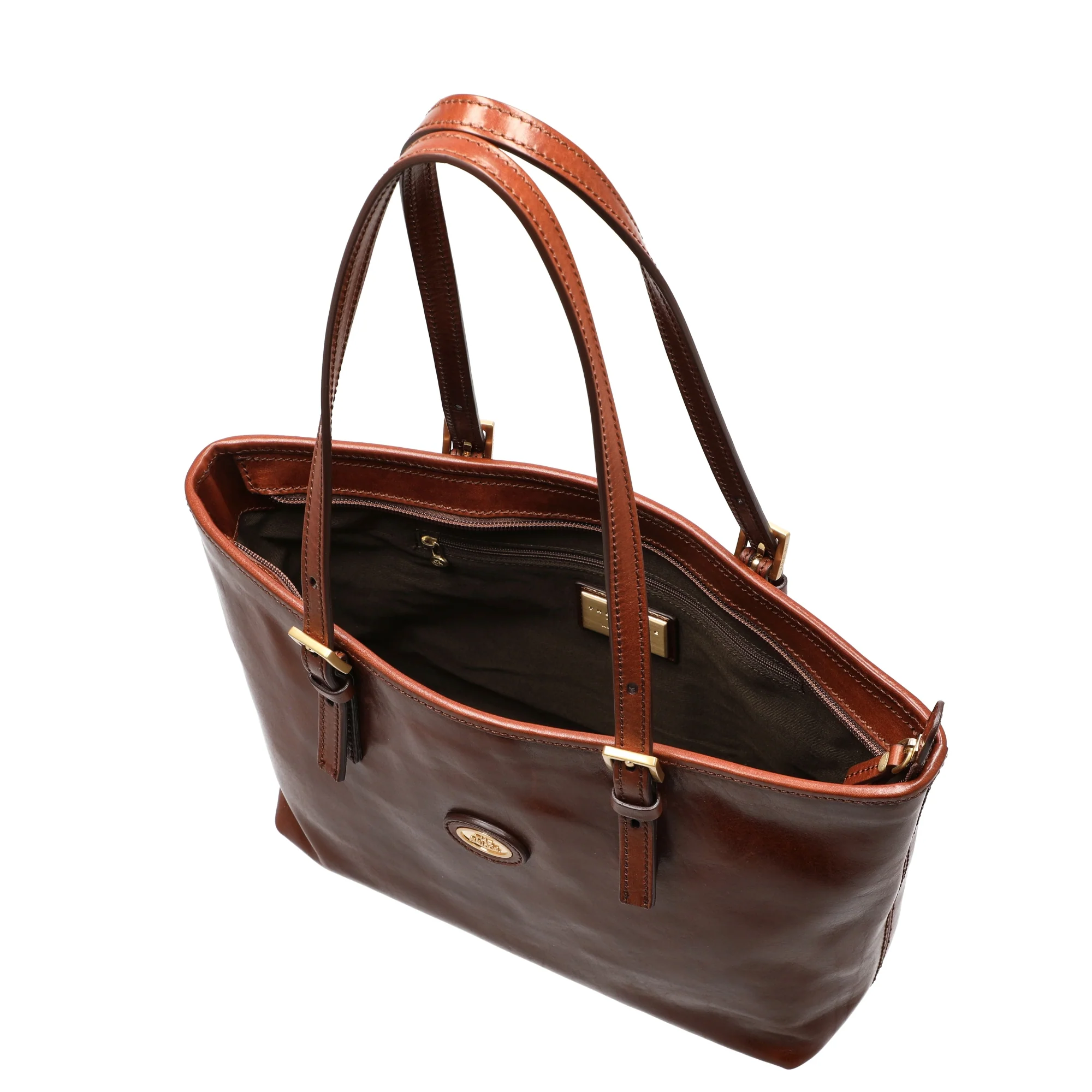 The Bridge Story Donna - Shopper 30 cm (marrone) - Image 6