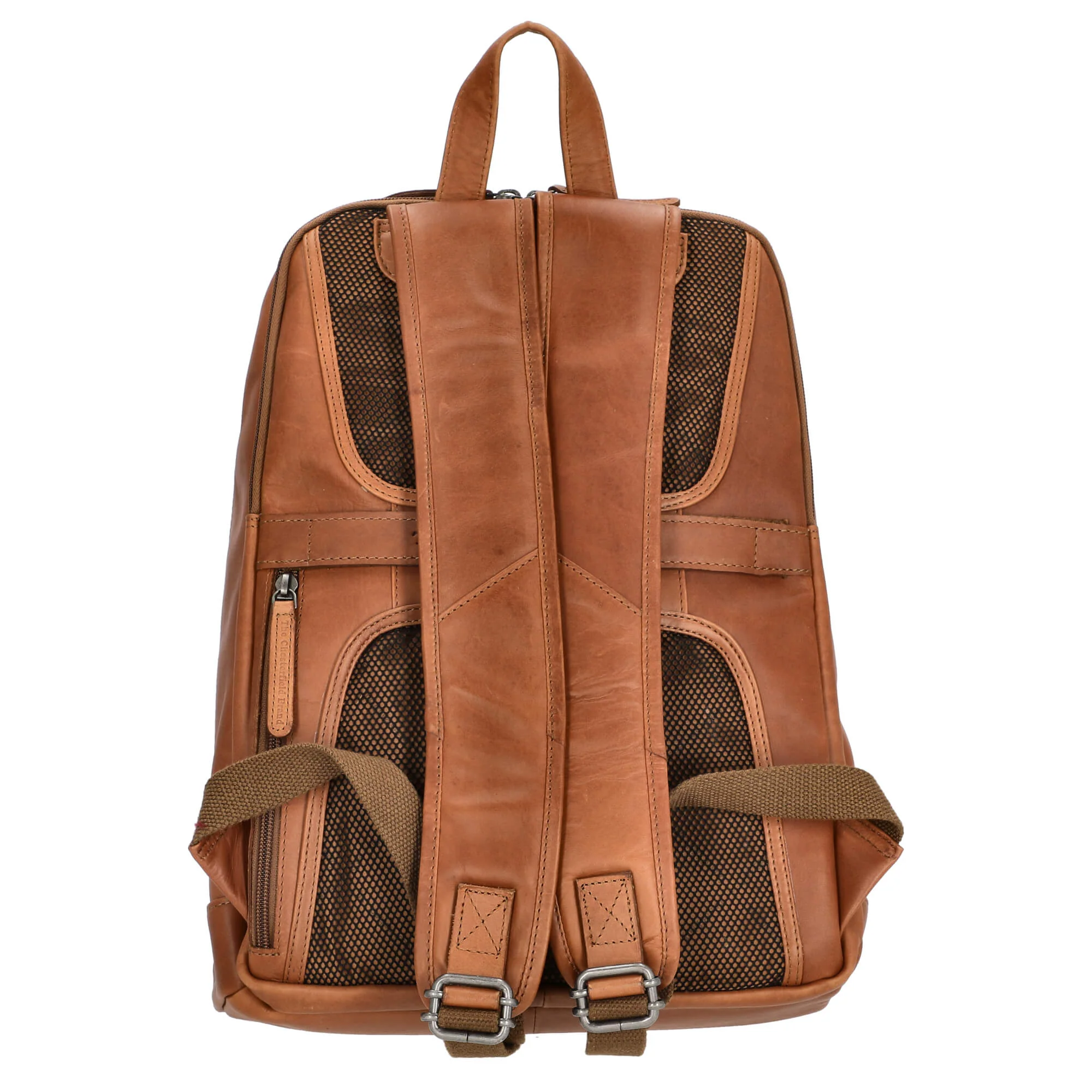 The Chesterfield Brand Detroit - Rucksack 14" 39 cm (cognac) - Image 4