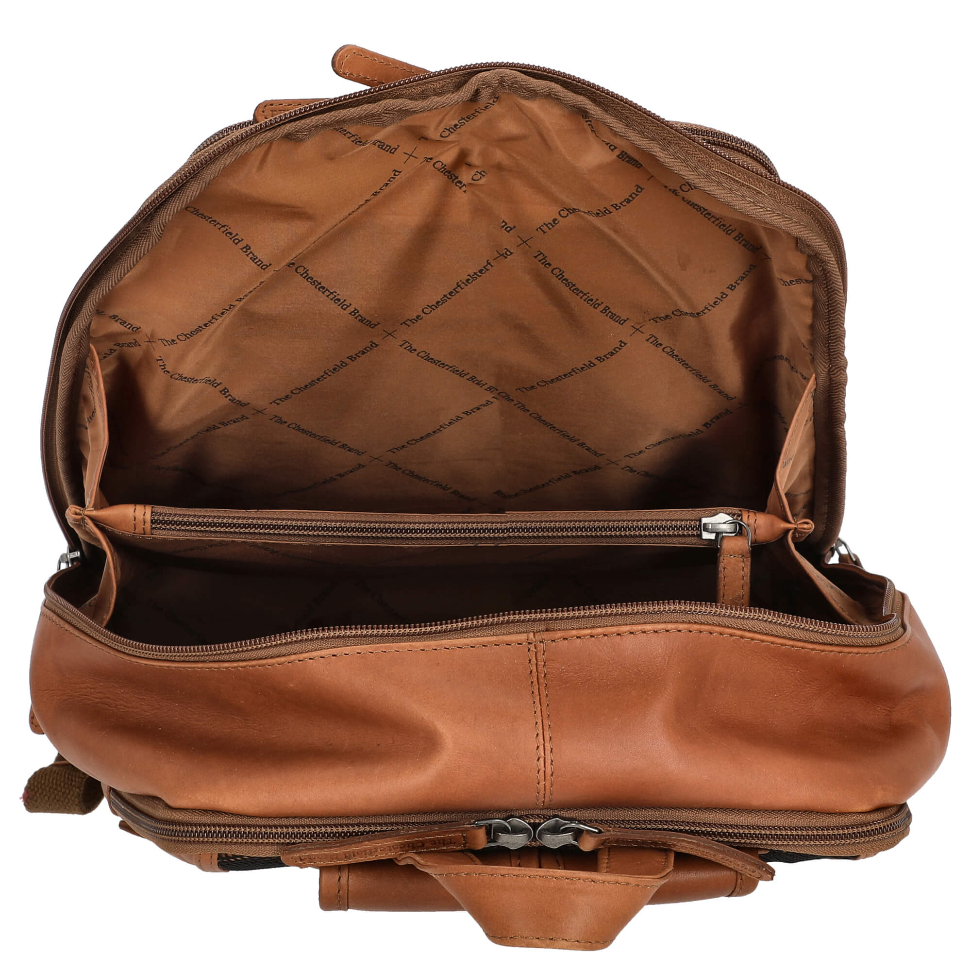 The Chesterfield Brand Detroit - Rucksack 14" 39 cm (cognac) - Image 6