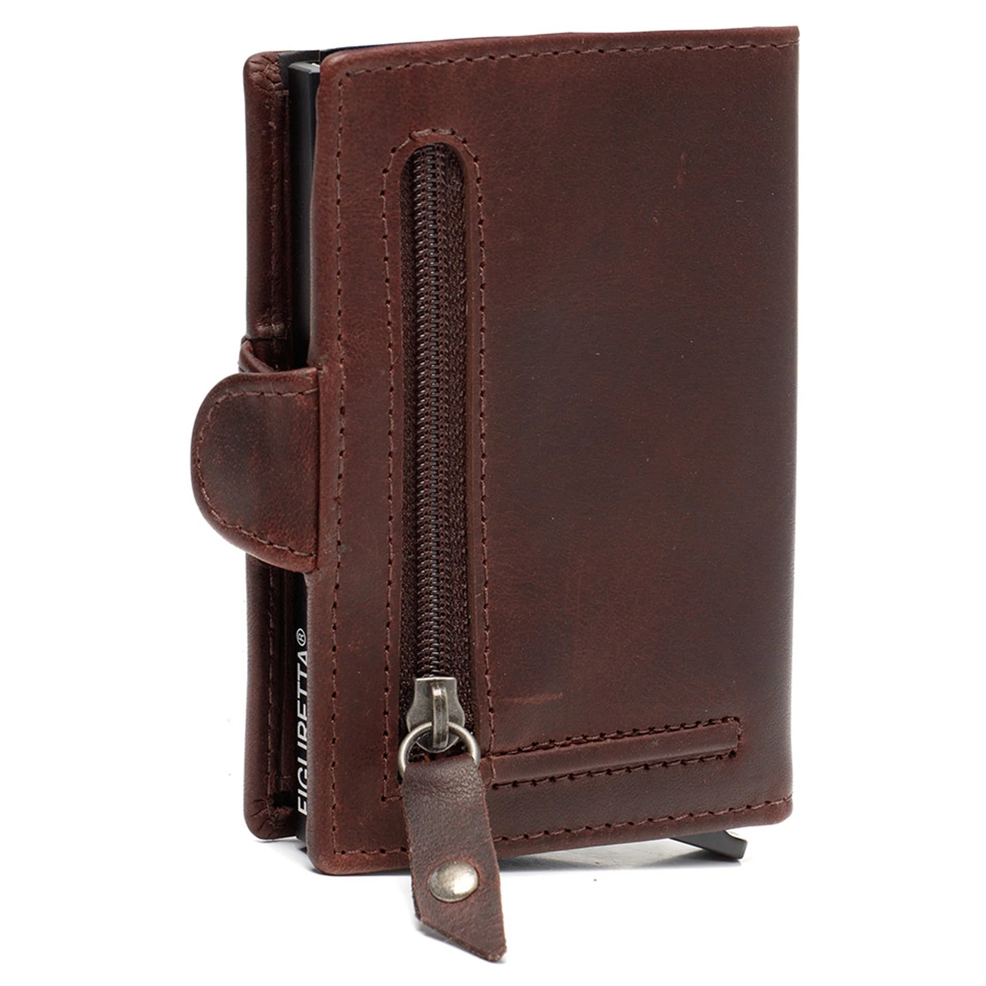 The Chesterfield Brand Lagos - Kreditkartenetui 6cc 10 cm RFID (braun) - Image 2