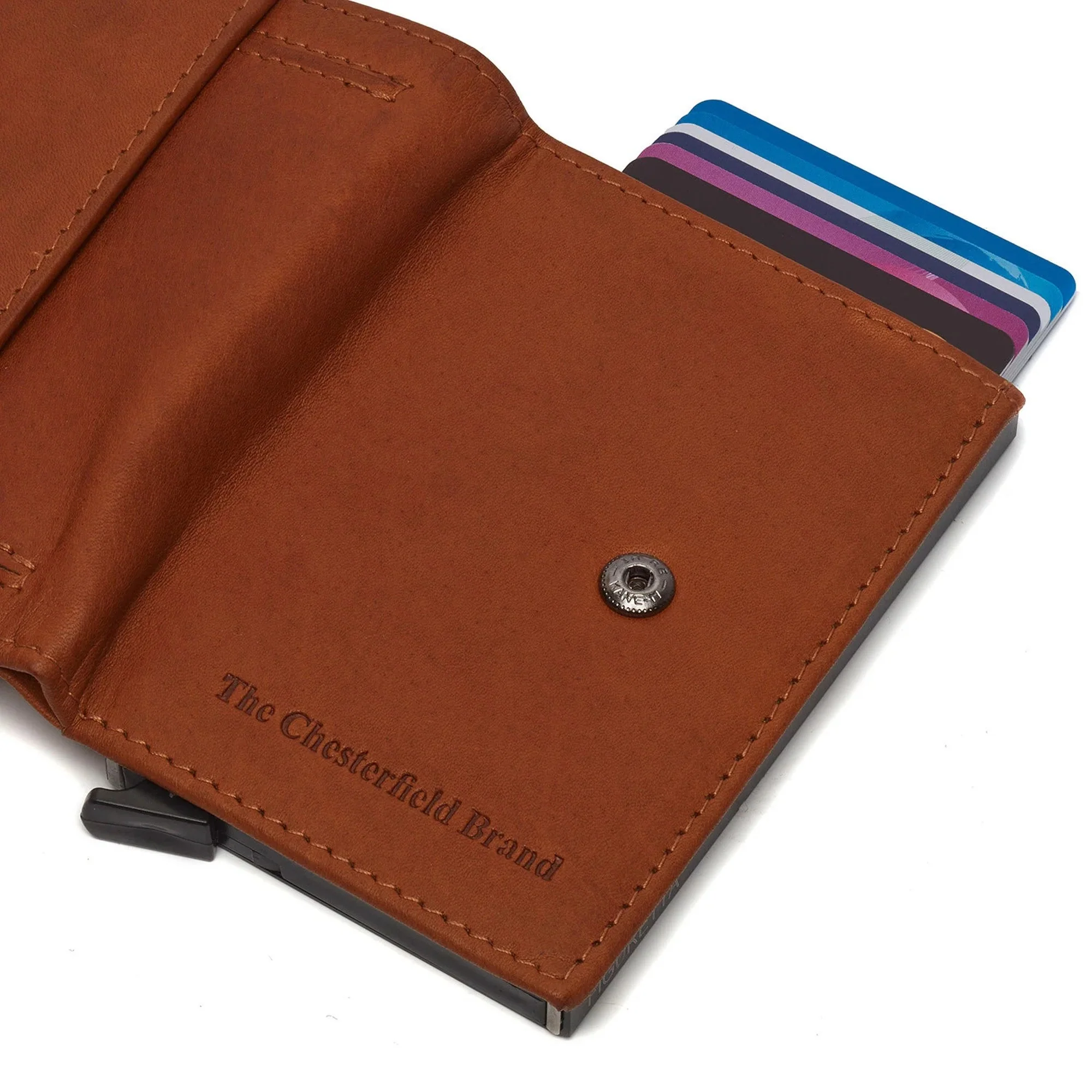 The Chesterfield Brand Leipzig - Kreditkartenetui 6cc 10 cm RFID (cognac) - Image 5