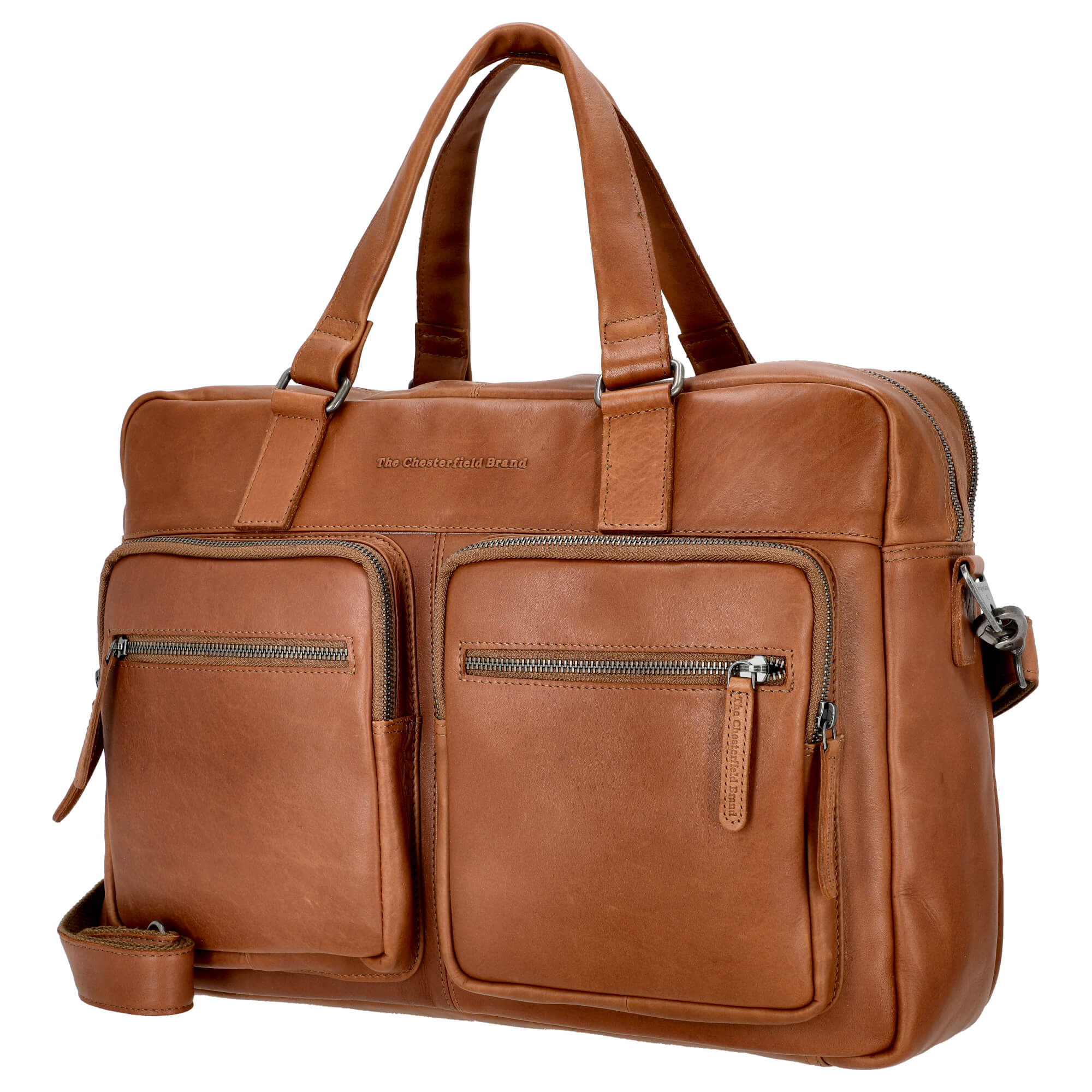 The Chesterfield Brand Misha - Aktentasche 17" Leder 43 cm (cognac) - Image 2